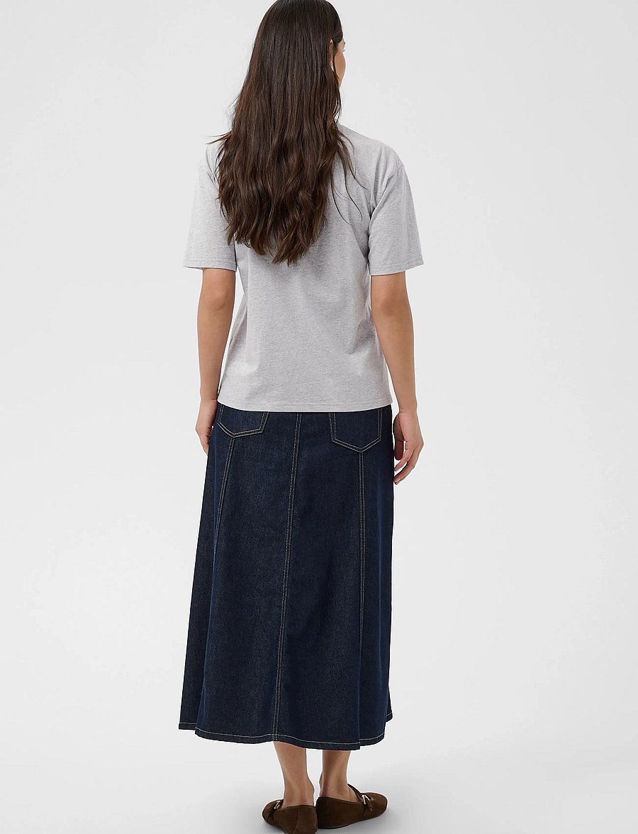 Kaffe - KAgloria T-Shirt - t-shirts - grey melange - 4