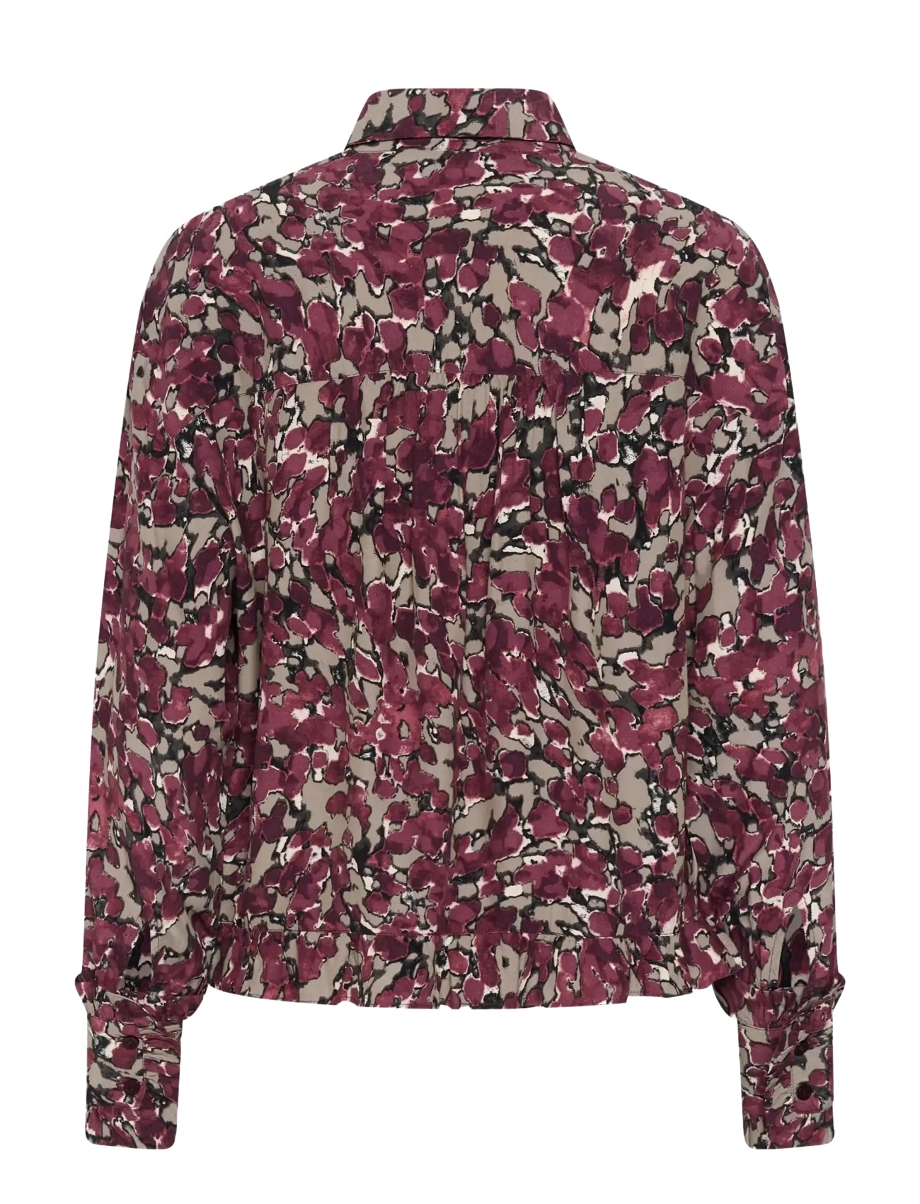 Kaffe - KAmeghan Shirt - langärmlige hemden - fudge abstract animal - 1
