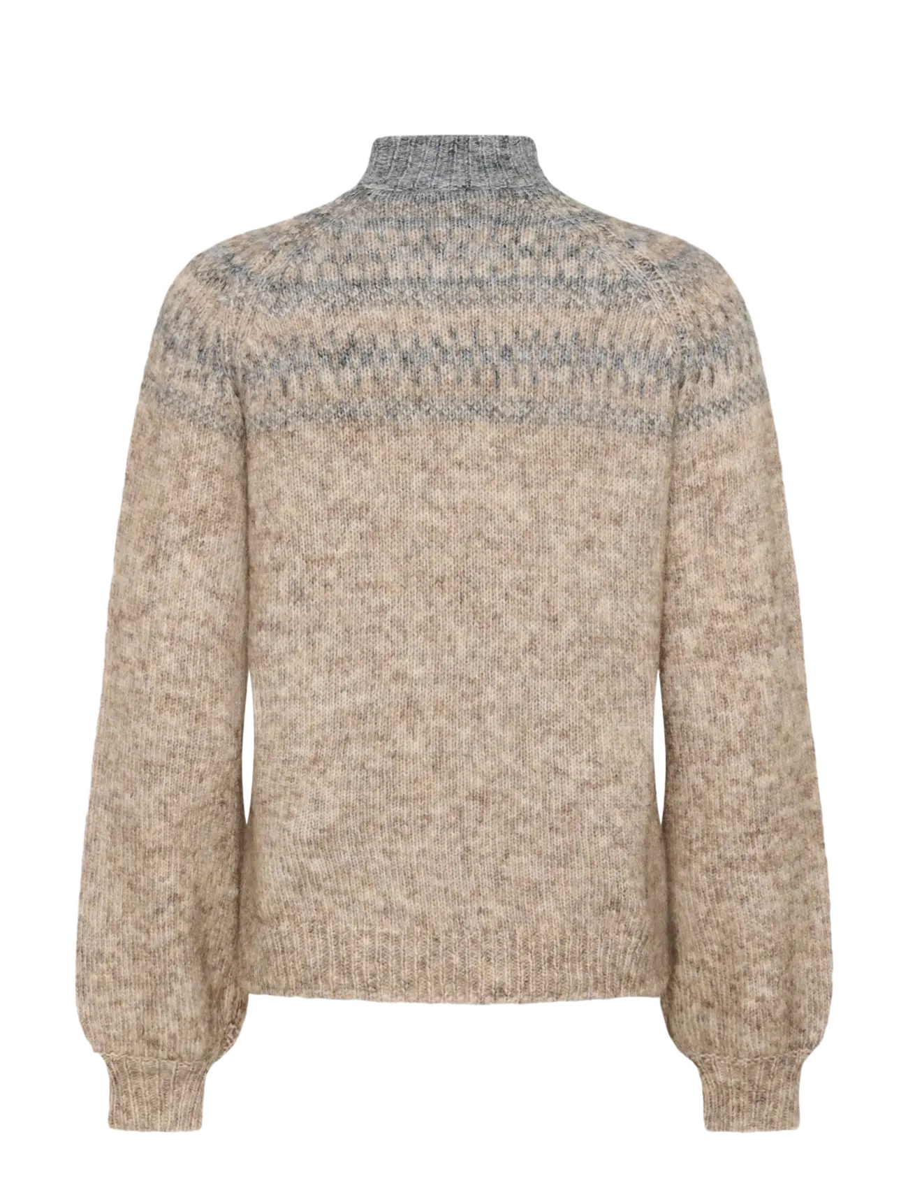 Kaffe - KAgerda Pullover Knit - brown melange/grey melange - 1