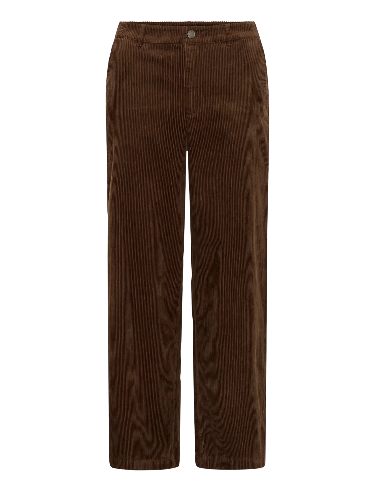 Kaffe Kasella Corduroy Pants, Kvinder, Fløjlsbukser, Brun, Str: 36