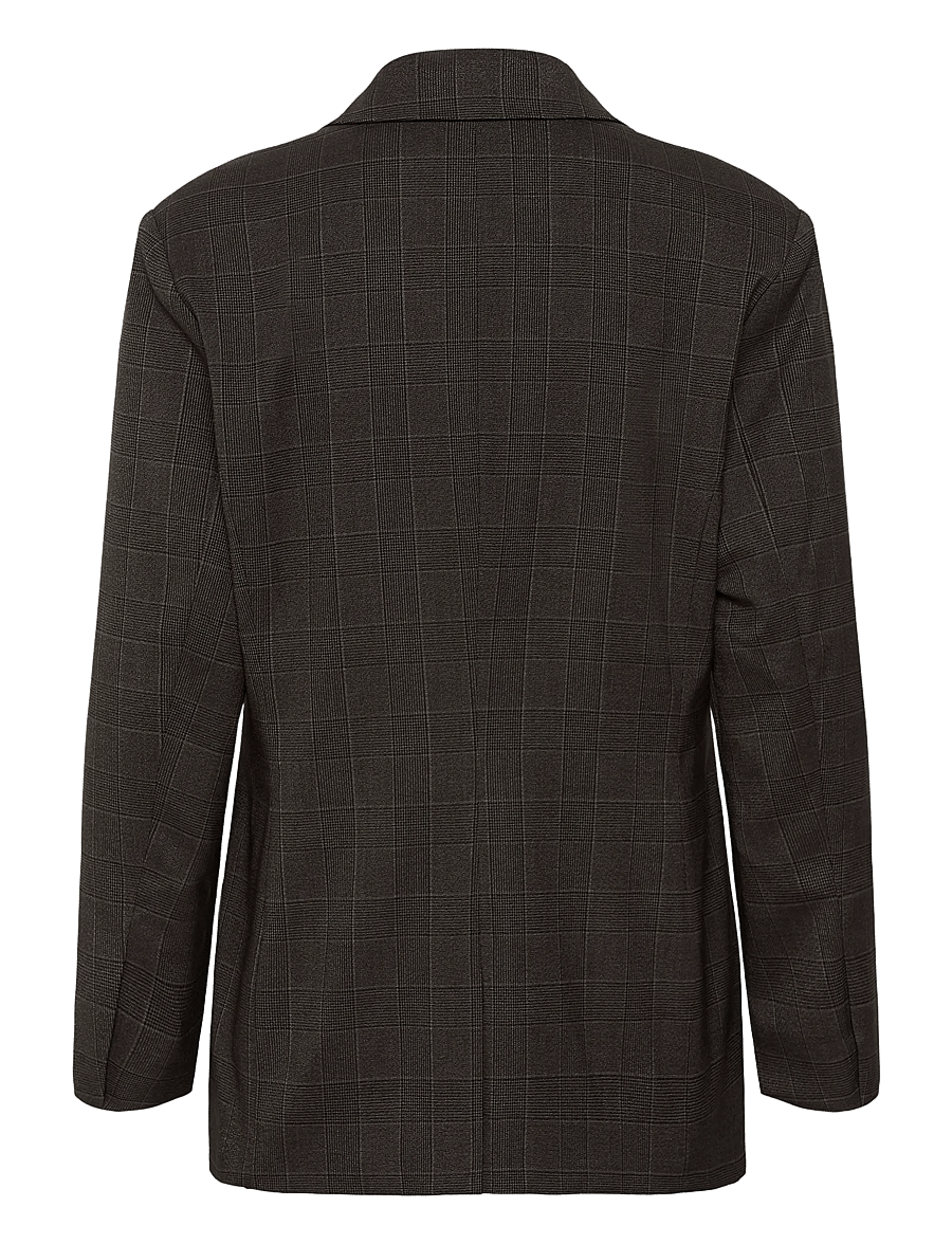 Kaffe - KAlenora Blazer - Üherealised pintsakud - dark grey check - 1