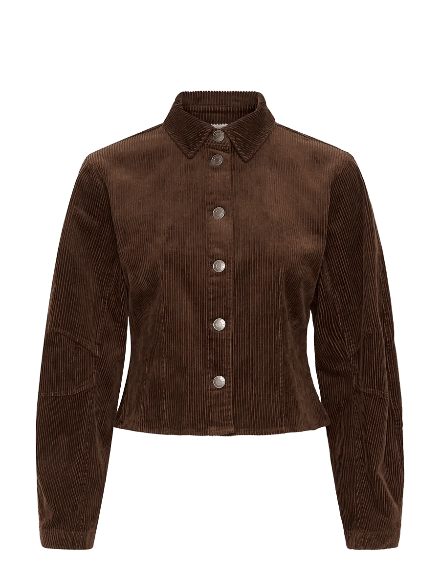 Kaffe - KAsella Corduroy Shirt - long-sleeved shirts - carafe - 0
