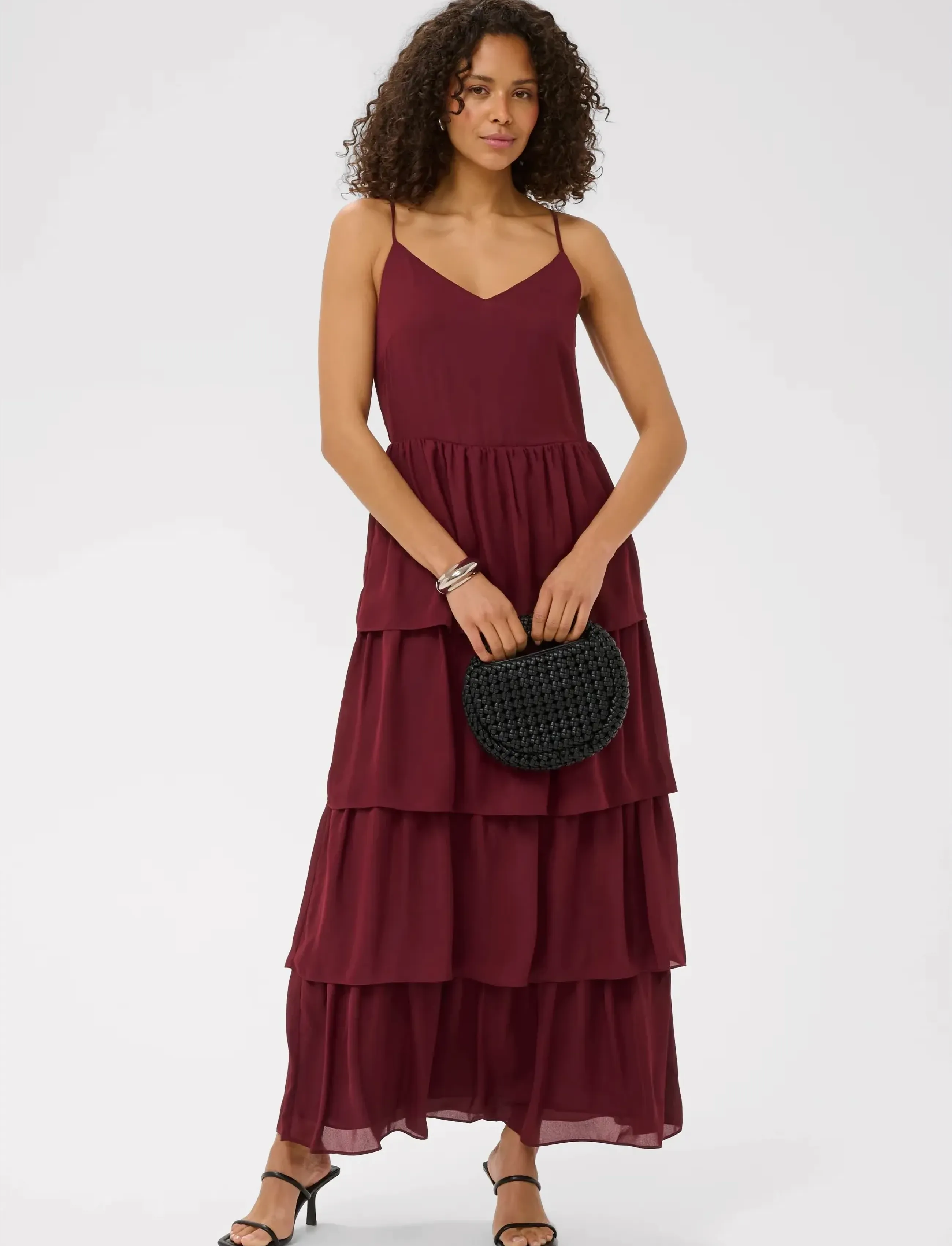 Kaffe KAlorinda Dress - Sommerkleider - CABERNET CC / burgundy
