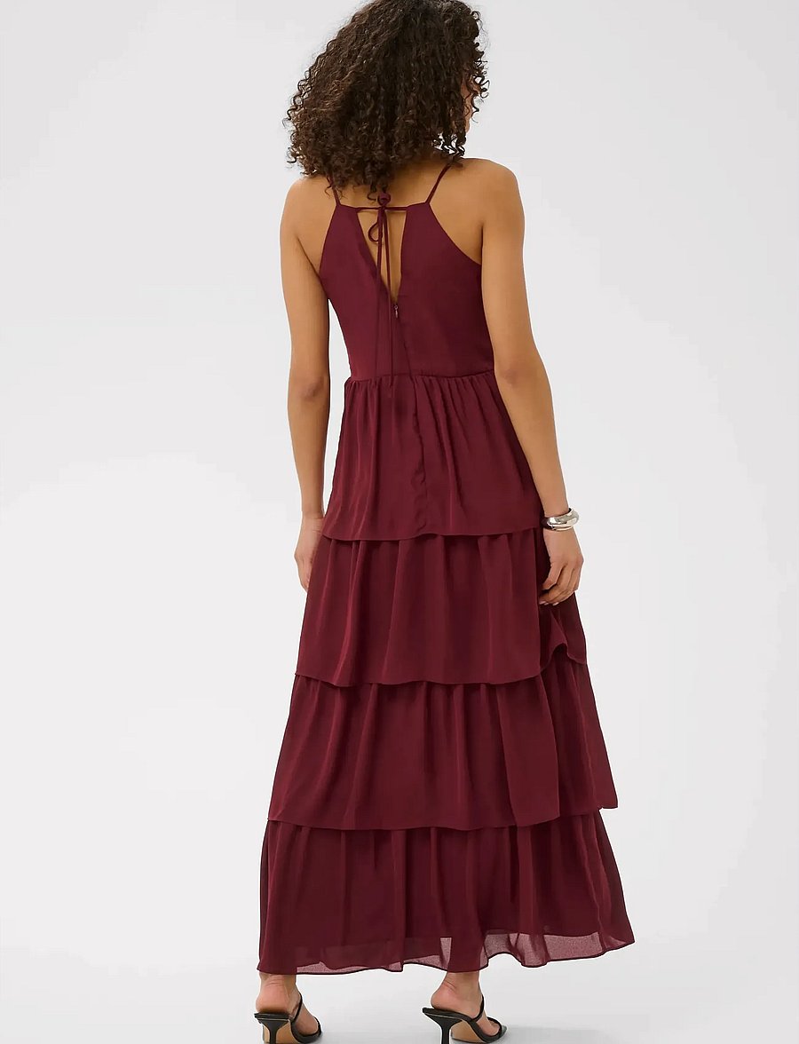 Kaffe - KAlorinda Dress - abendkleider - cabernet cc - 3