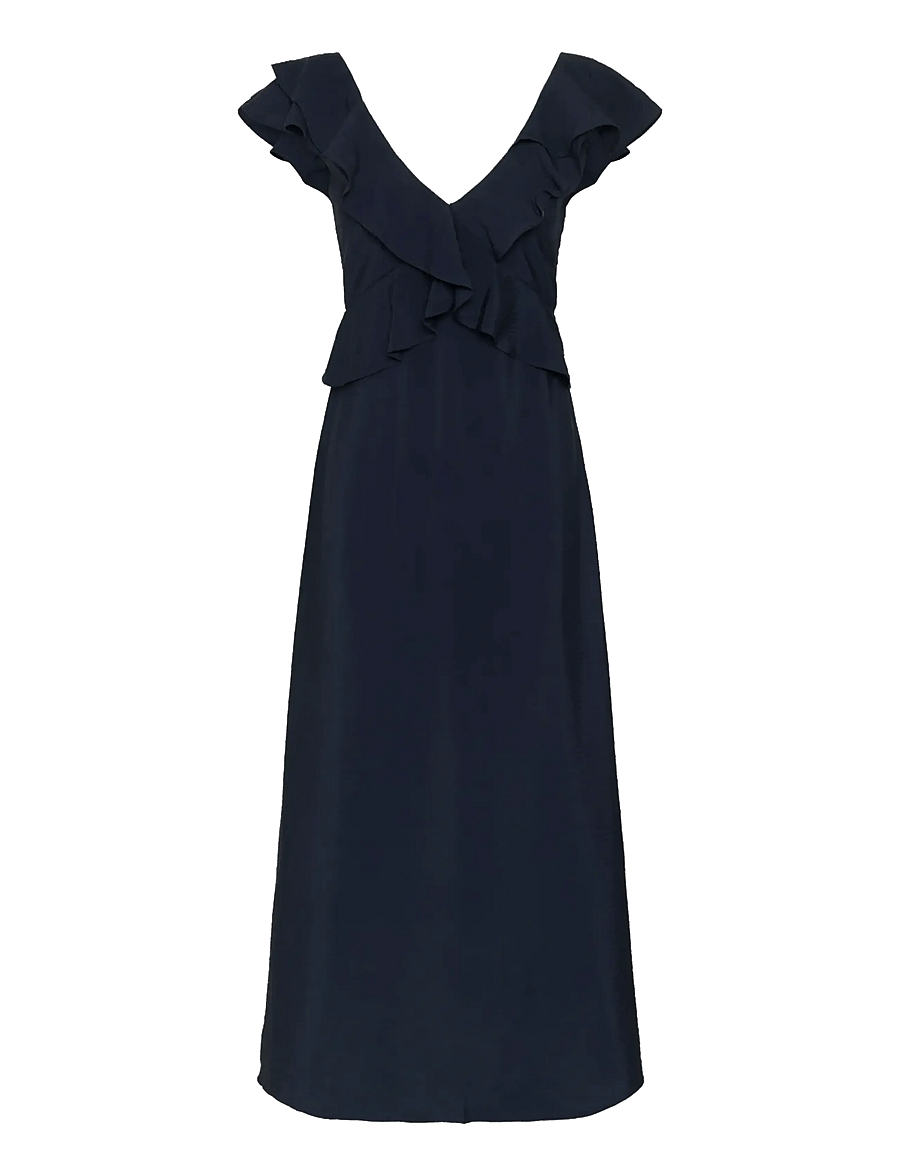 Kaffe - KArosie Dress - cocktailklänningar - midnight marine - 1