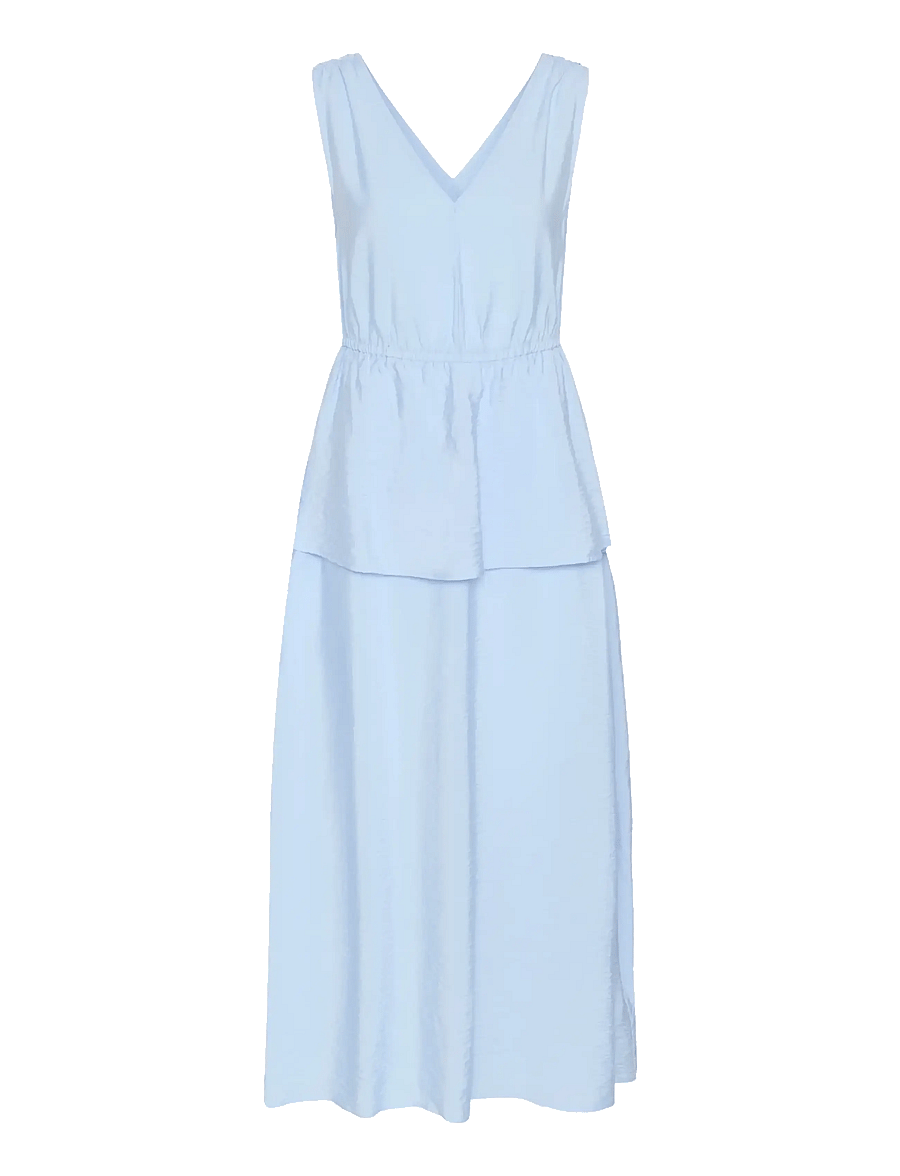 Kaffe - KArosie Maxi Dress - sommarklänningar - floaty blue - 1
