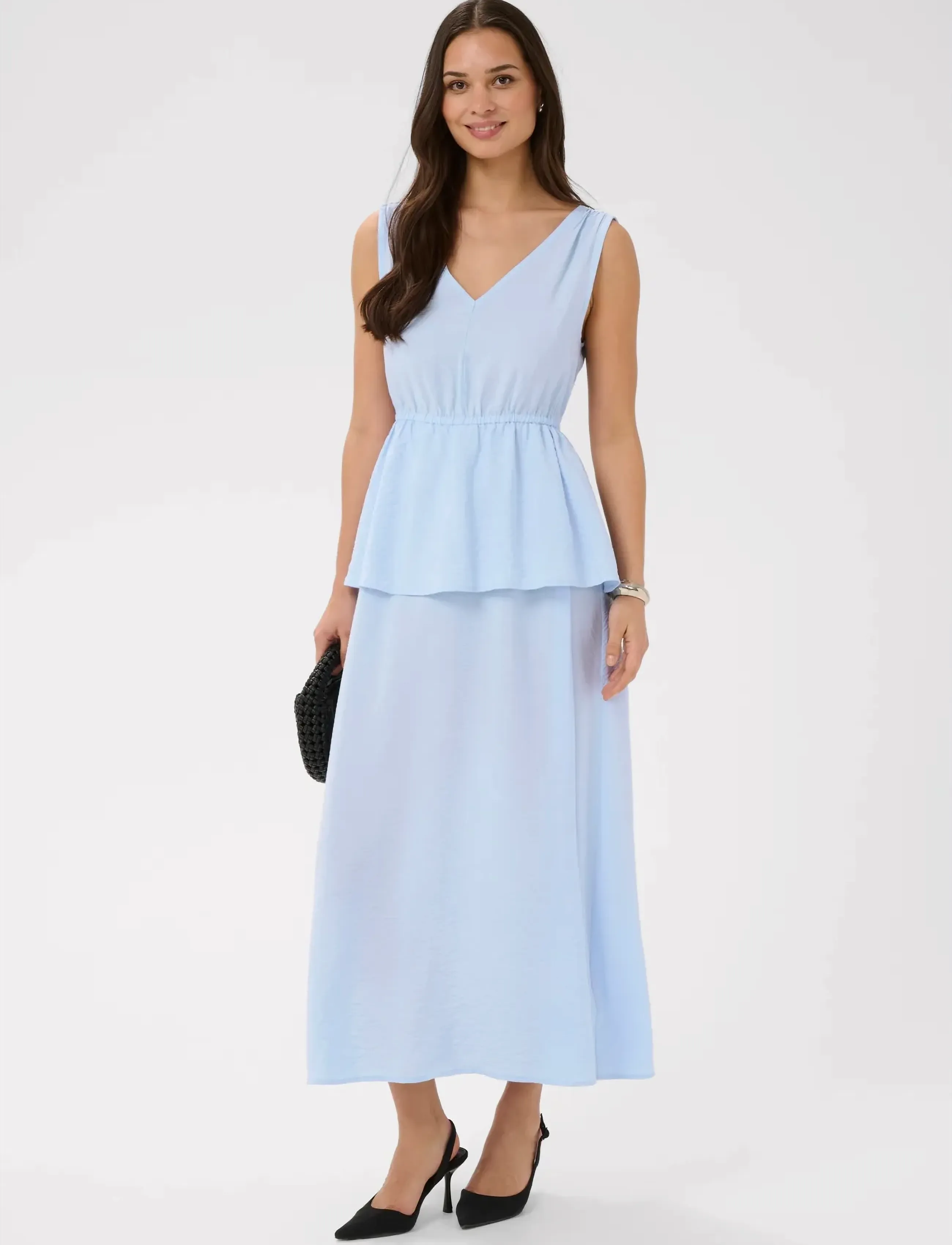 Kaffe KArosie Maxi Dress - Festtøj - FLOATY BLUE / blue