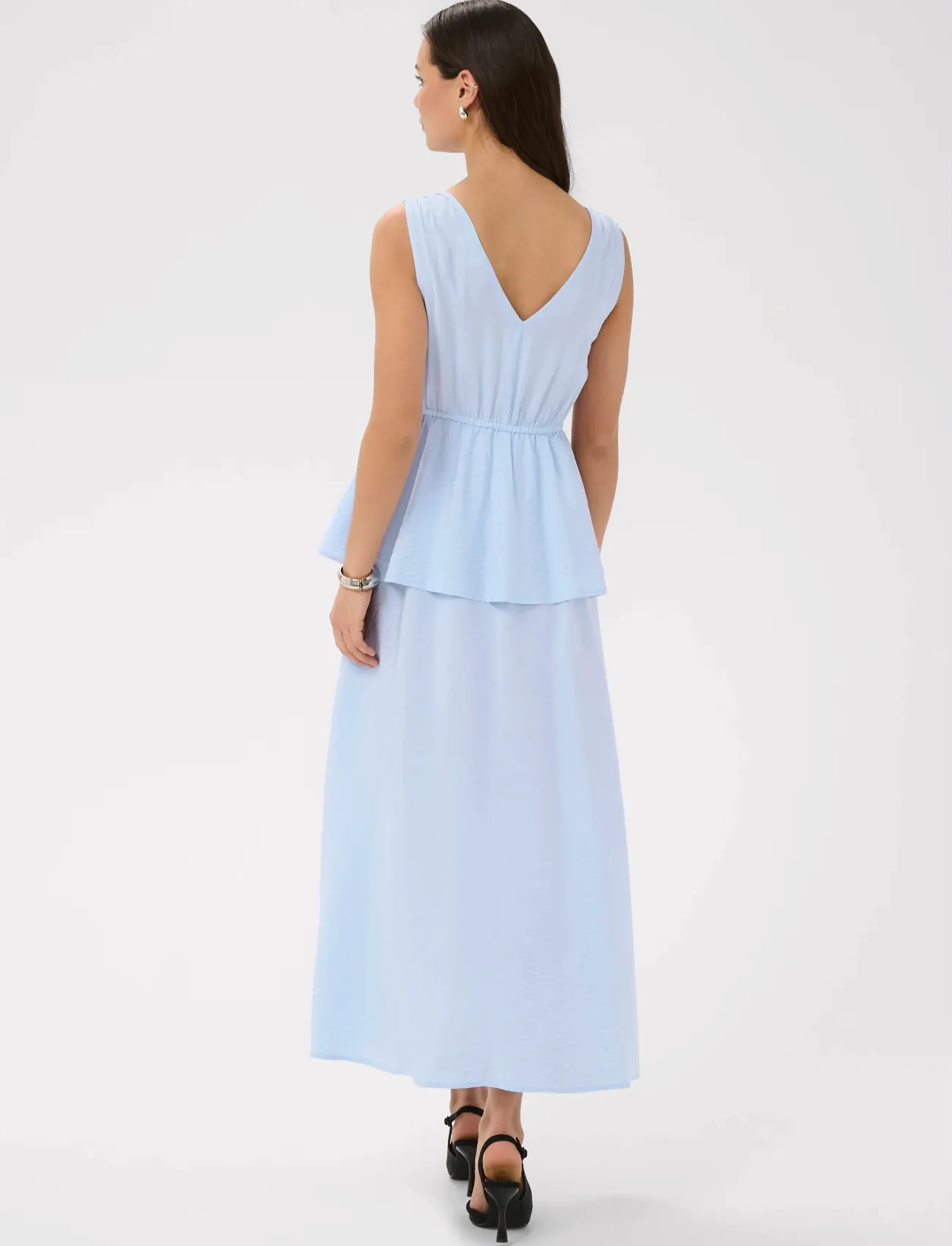 Kaffe - KArosie Maxi Dress - sommerkleider - floaty blue - 3