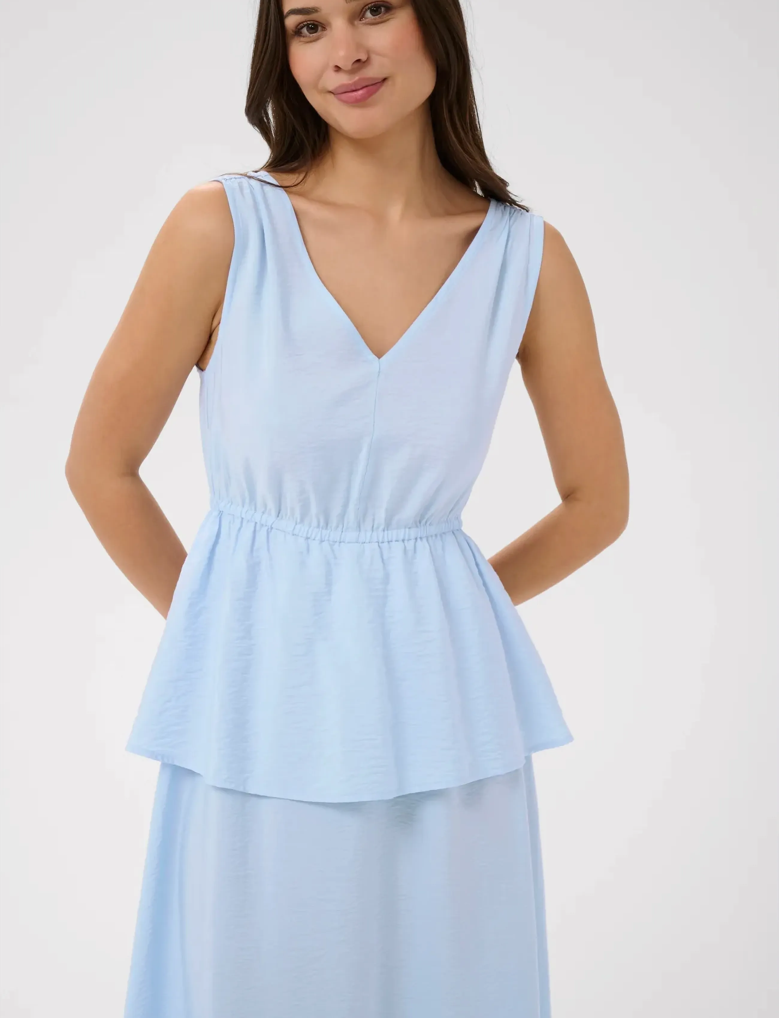 Kaffe - KArosie Maxi Dress - sommerkleider - floaty blue - 4