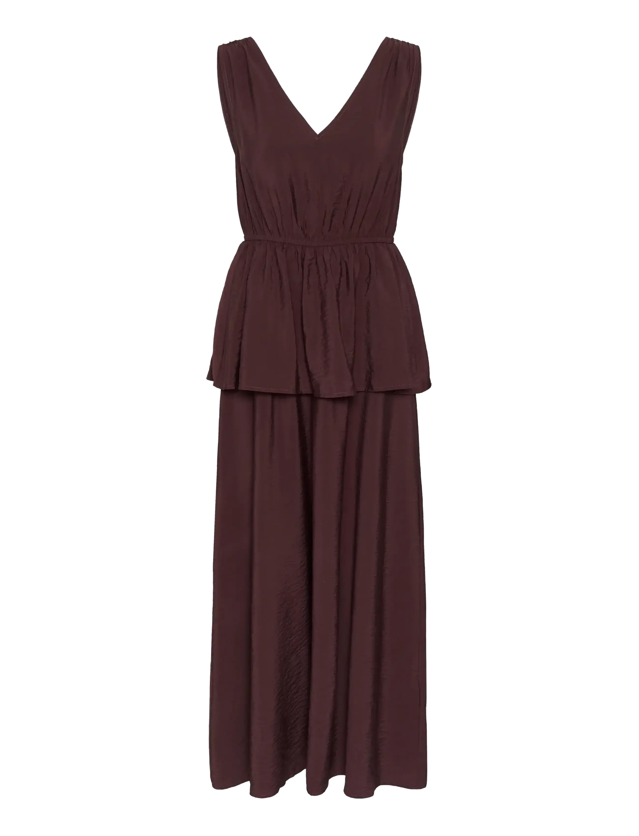 Kaffe KArosie Maxi Dress - Kleider - FUDGE / brown