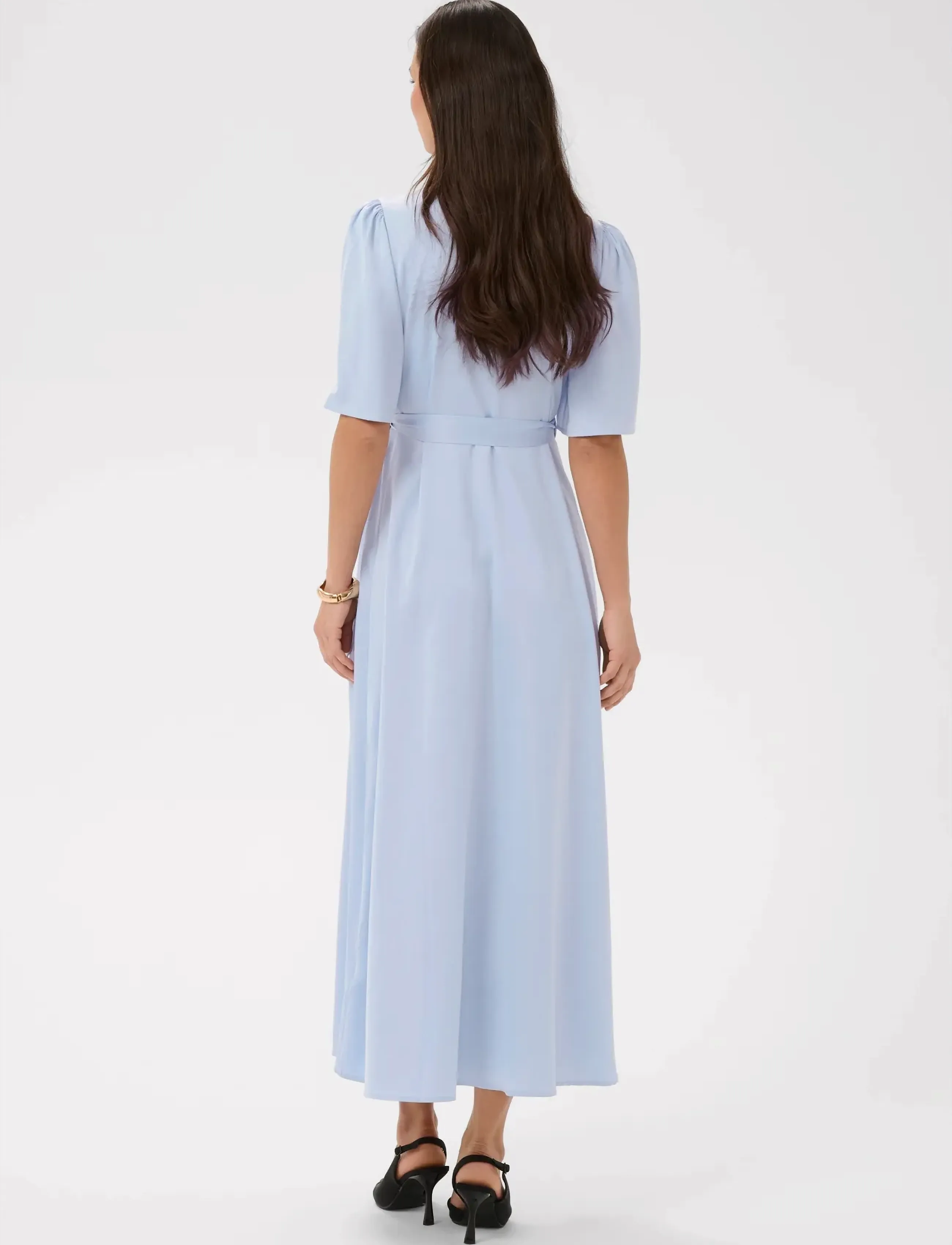 Kaffe - KAsadie Wrap Dress - sommerkleider - kentucky blue cc - 3
