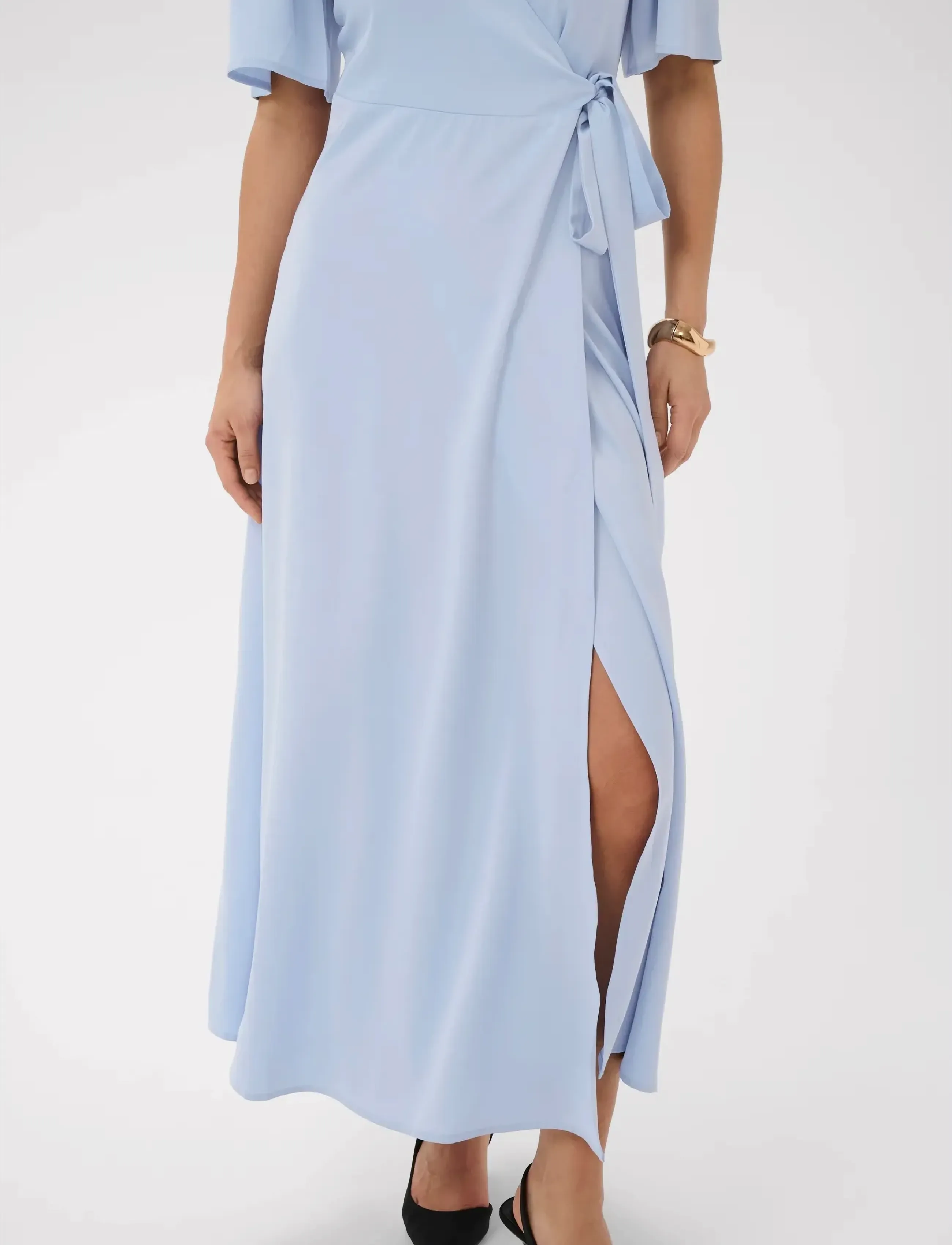 Kaffe - KAsadie Wrap Dress - sommerkleider - kentucky blue cc - 4