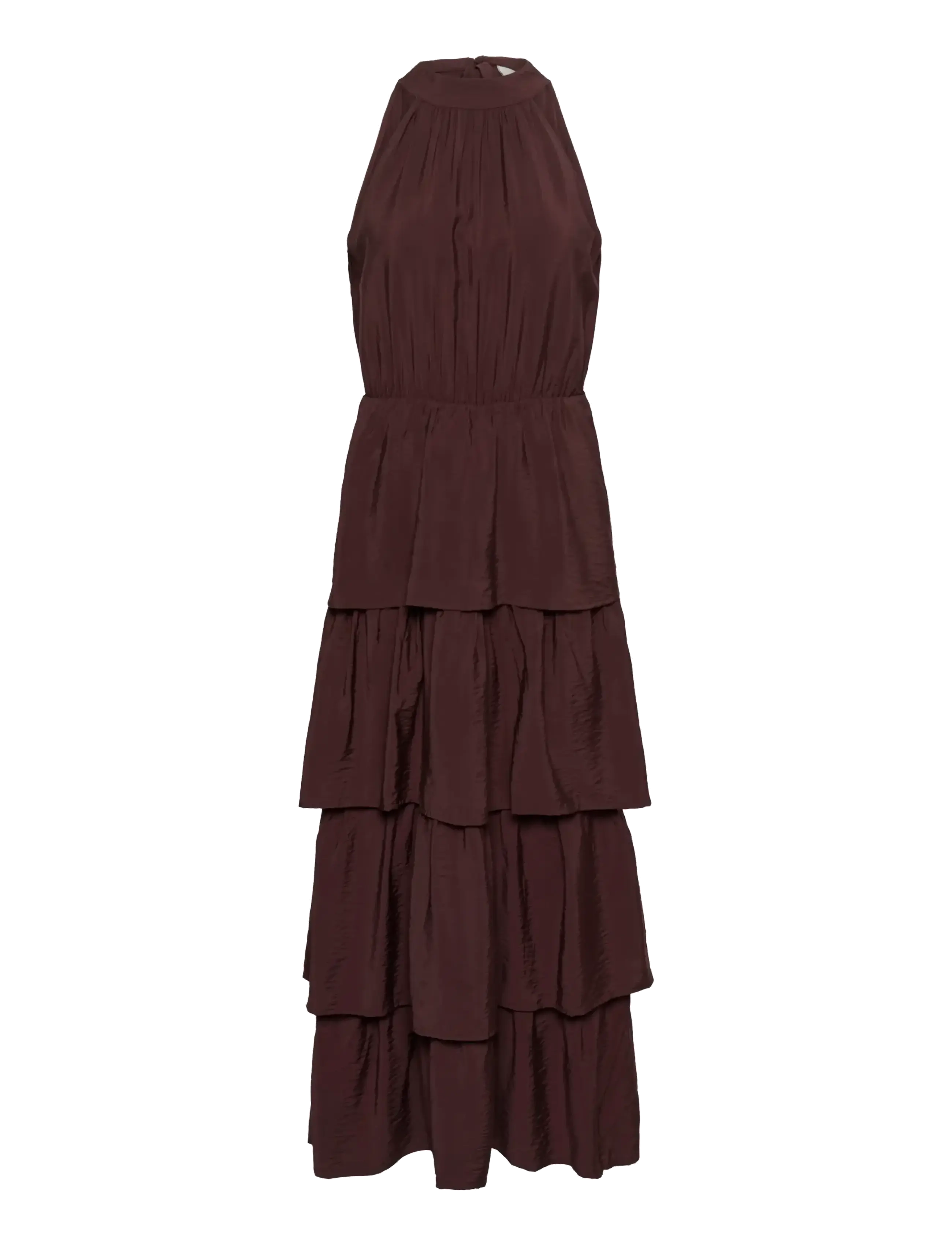 KAFFE Karosie Halterneck Kleid Braun - 44 - Damen