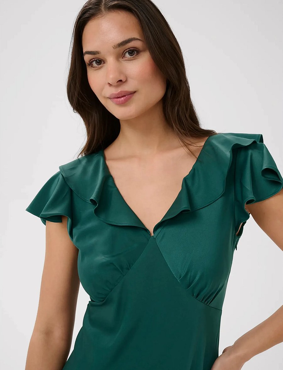 Kaffe - KAsadie Frill Dress - aftonklänningar - june bug cc - 4