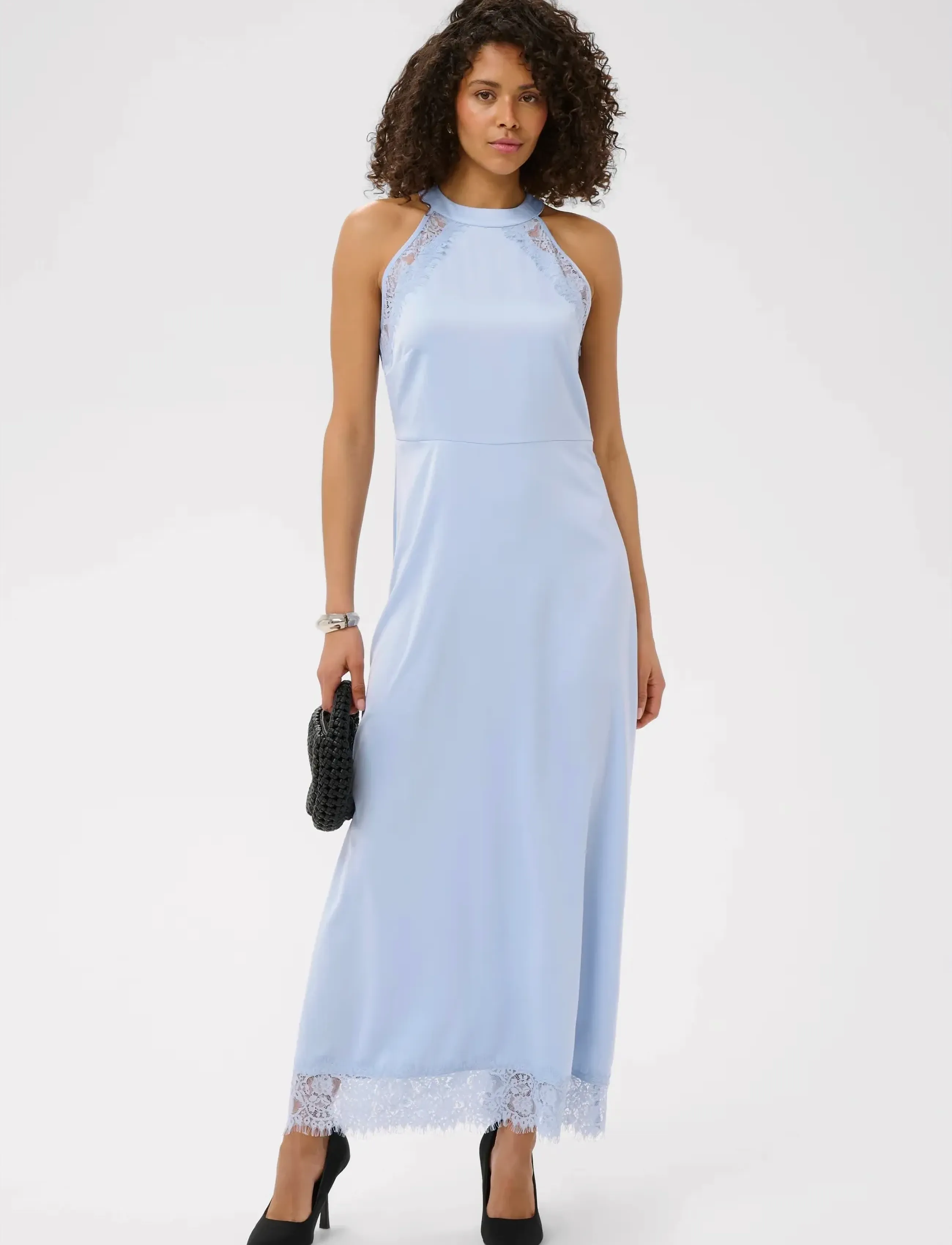 Kaffe KAsadie Lace Dress - Midi kjoler - KENTUCKY BLUE CC / blue