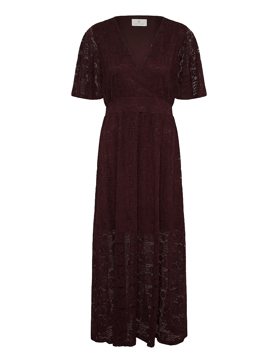 Kaffe - KAlouisa Dress - aftenkjoler - fudge - 1