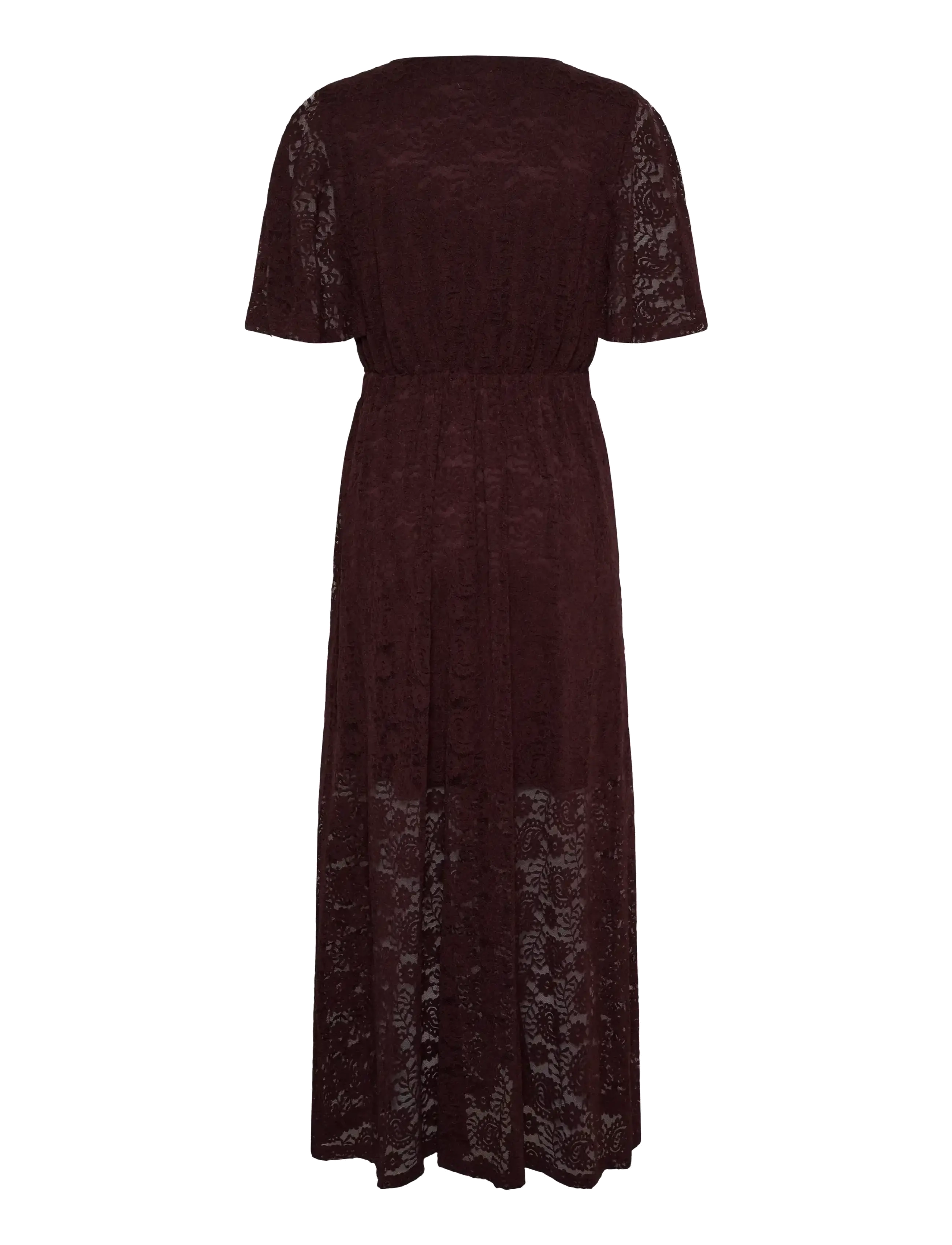 Kaffe - KAlouisa Dress - aftonklänningar - fudge - 2