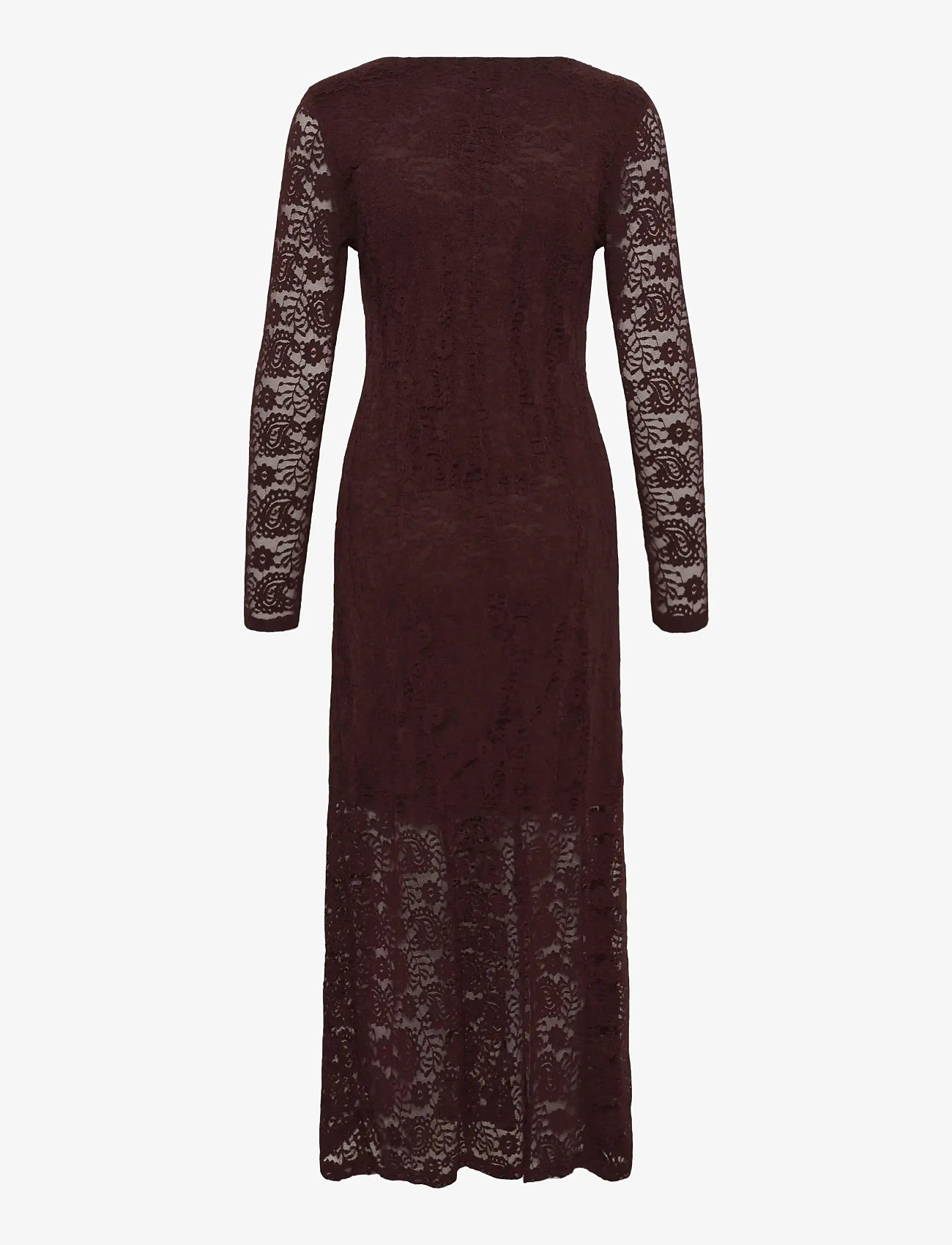 Kaffe - KAlouisa Midi Dress - kokteilikleidid - fudge - 2