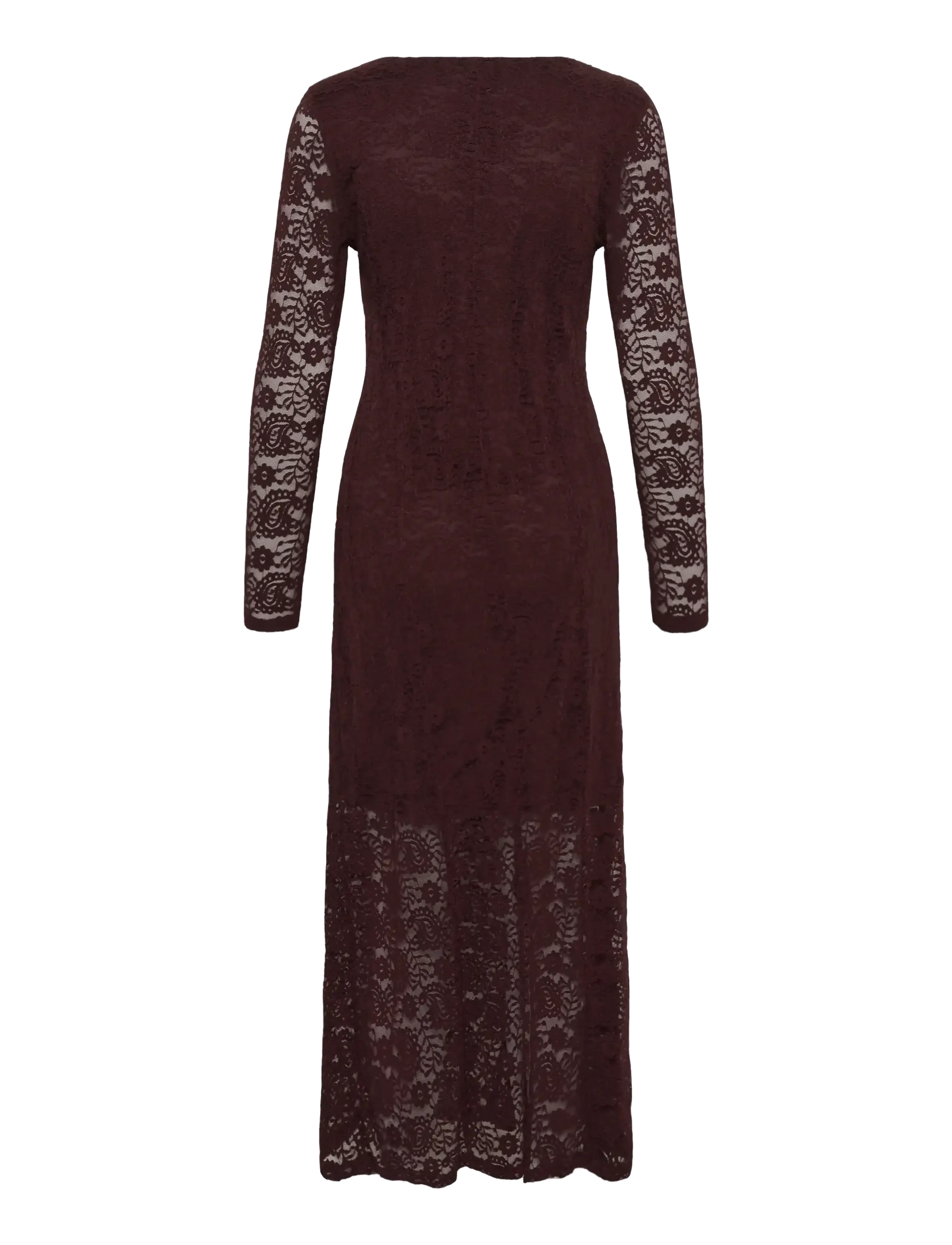 Kaffe - KAlouisa Midi Dress - cocktailklänningar - fudge - 2