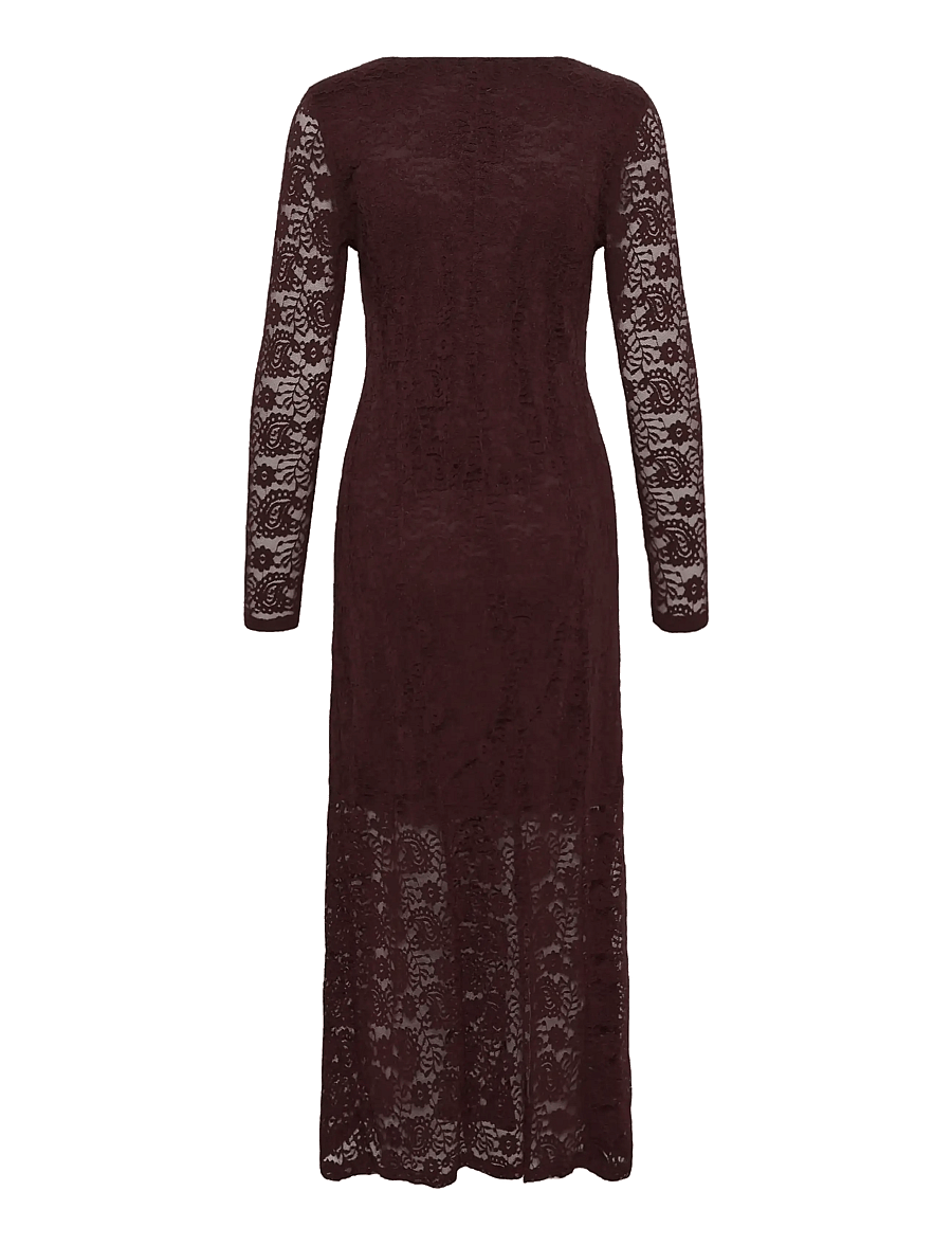 Kaffe - KAlouisa Midi Dress - cocktailkleider - fudge - 2