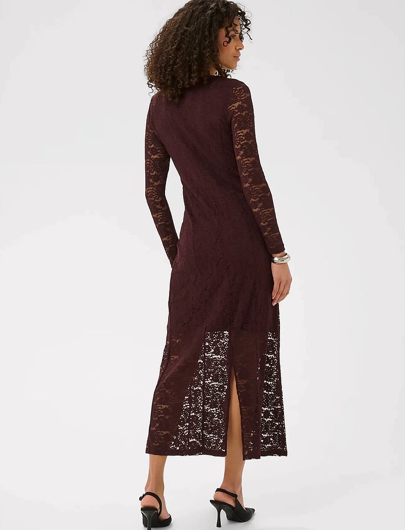 Kaffe - KAlouisa Midi Dress - cocktailkleider - fudge - 3