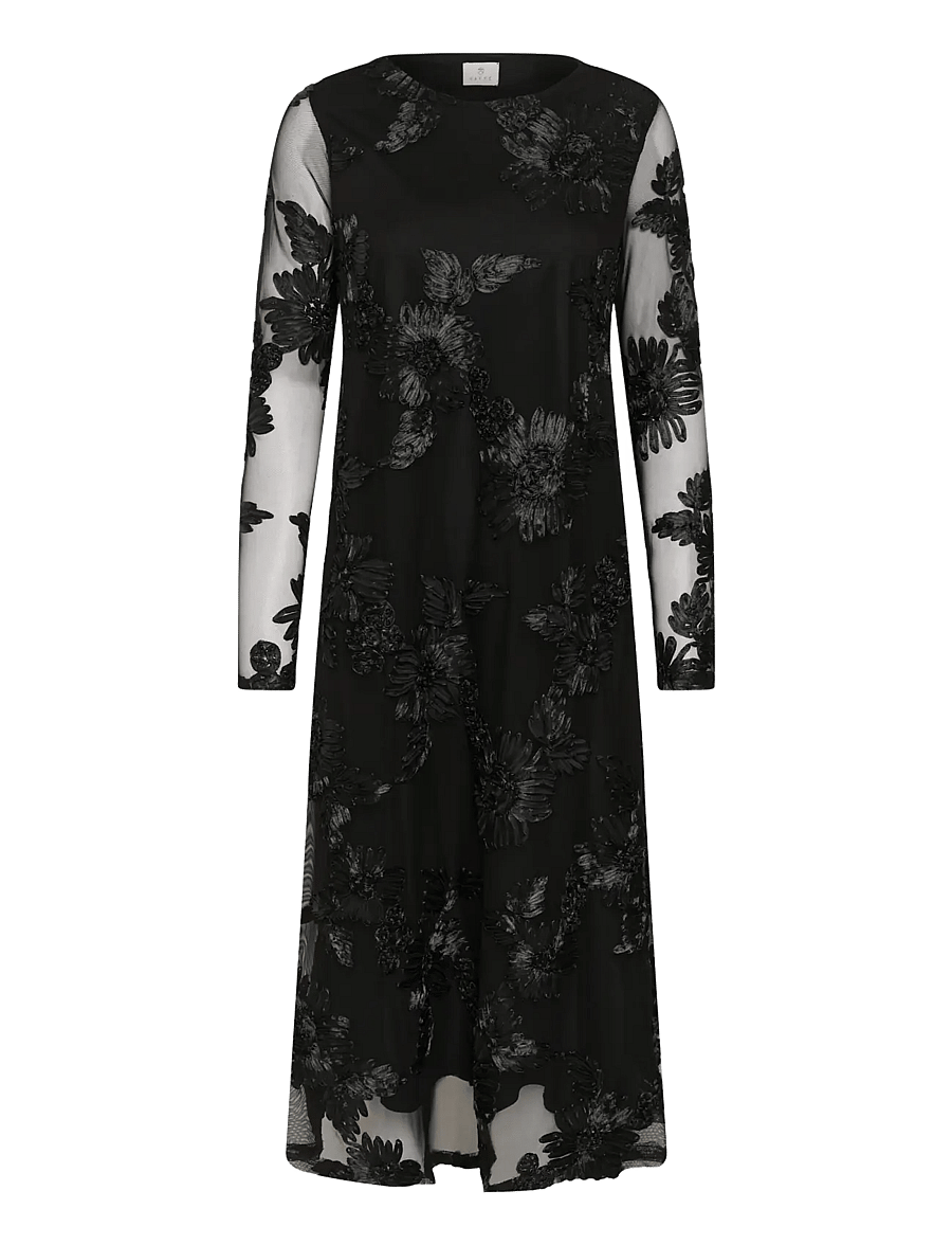 Kaffe - KAjulianne Dress - festkjoler - black deep - 0