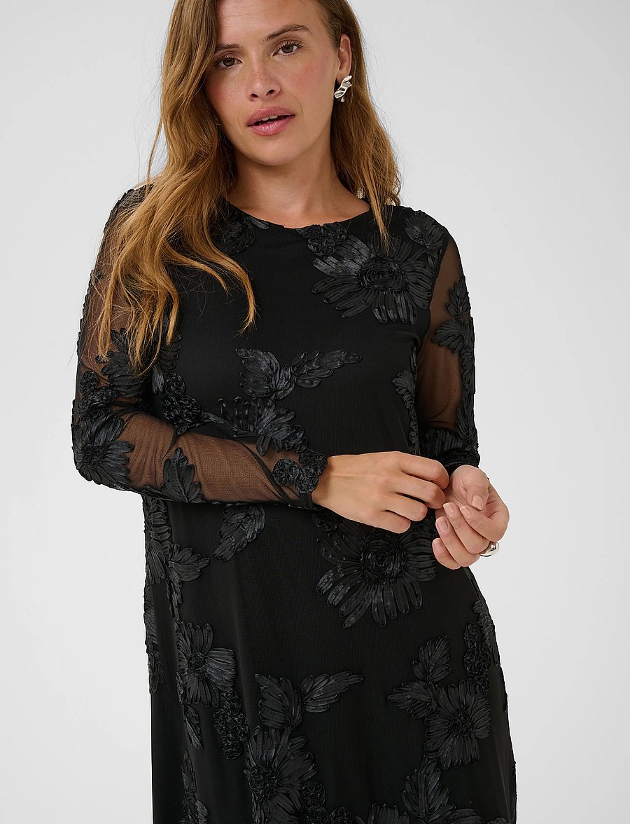 Kaffe - KAjulianne Dress - festkjoler - black deep - 4