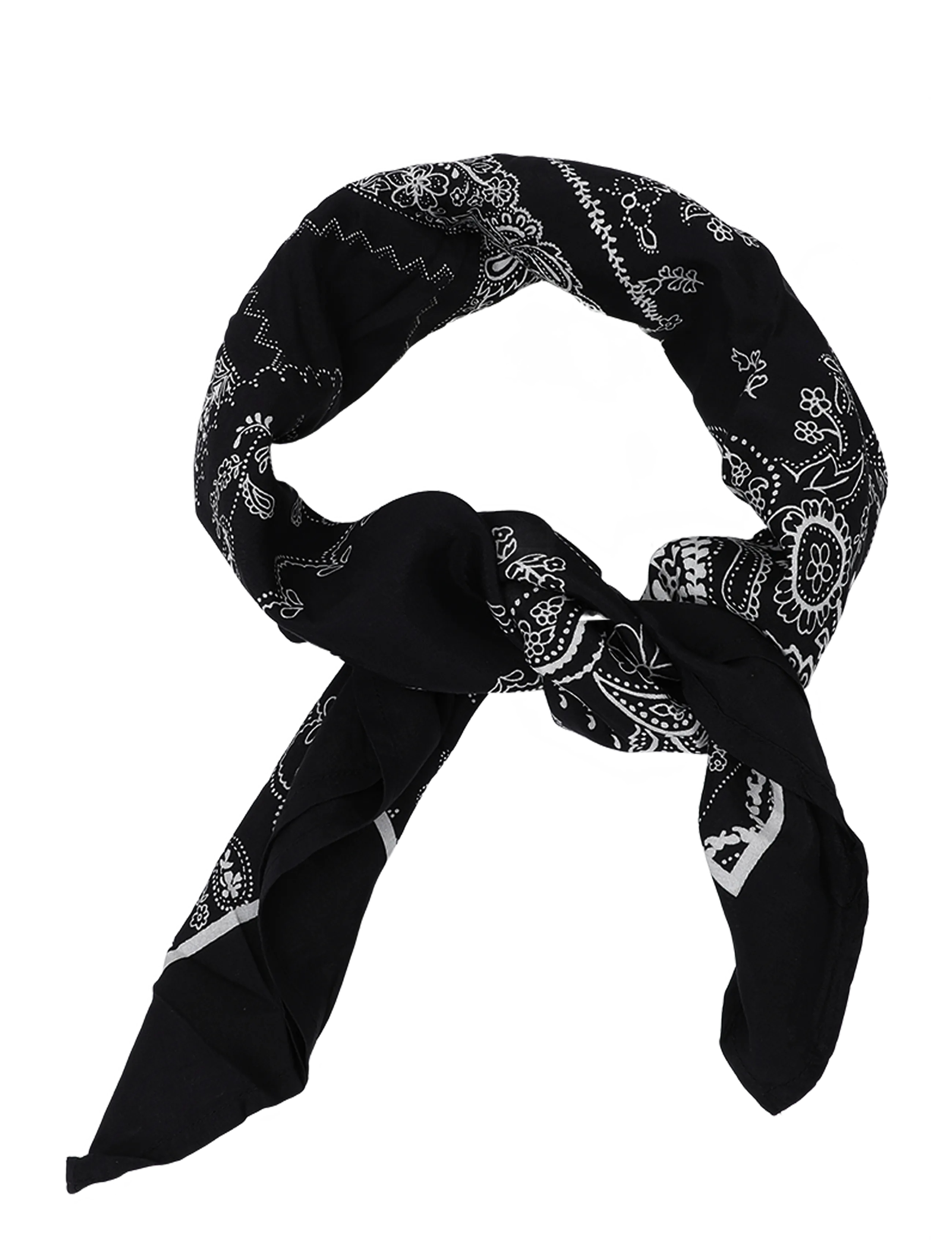 Kaffe KAgardenia Scarf - Everyday Style - BLACK/TURTLEDOVE SCARF PRINT / black