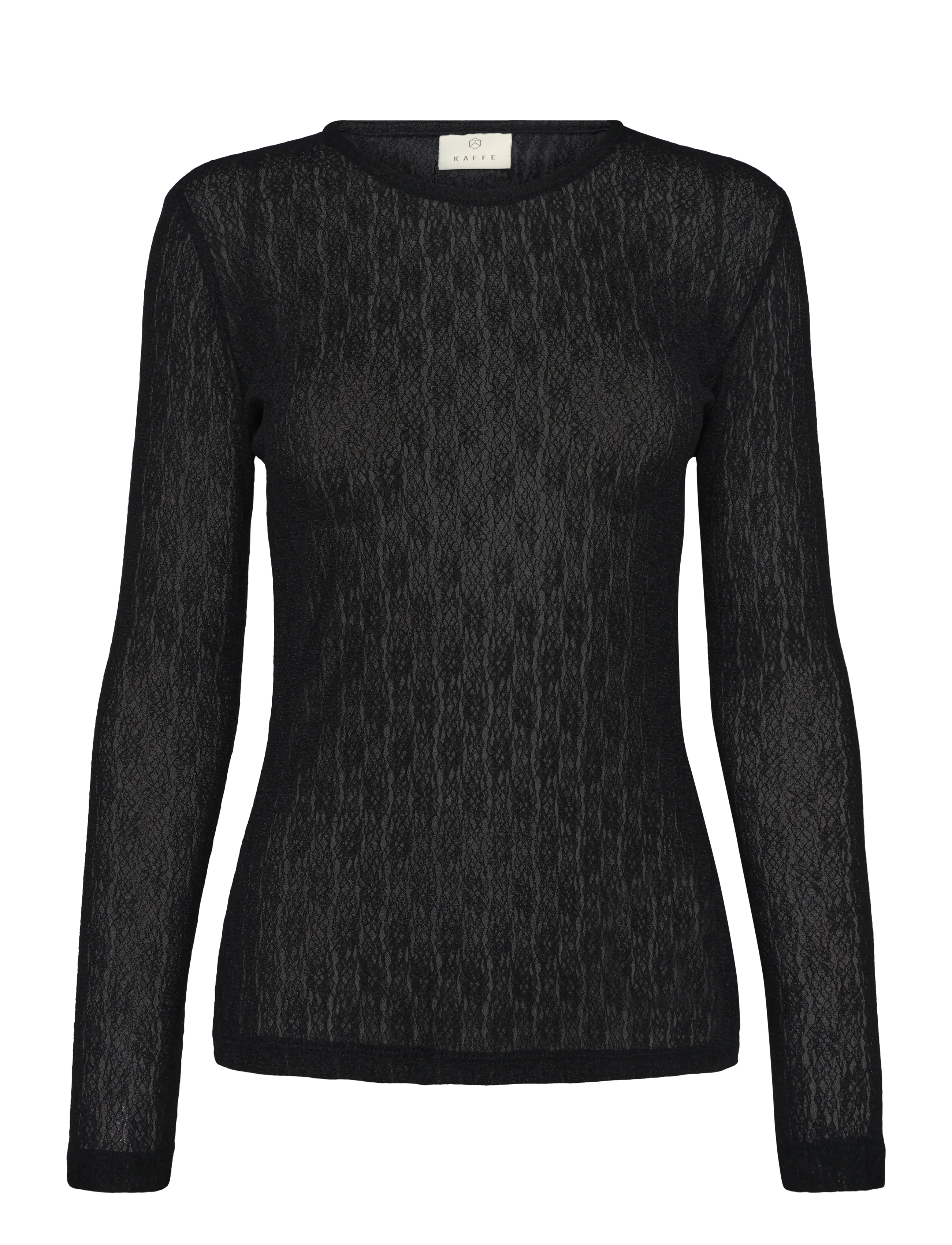Kaffe KAallison T-Shirt - T-Shirts & Tops - BLACK DEEP / black