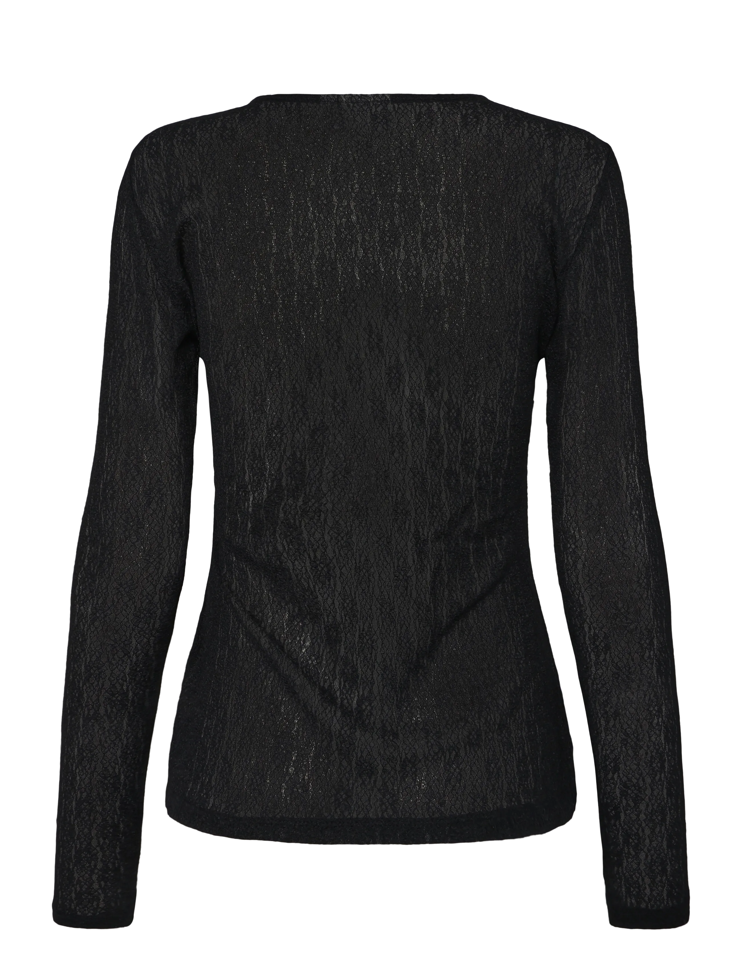 Kaffe - KAallison T-Shirt - langärmlige tops - black deep - 1