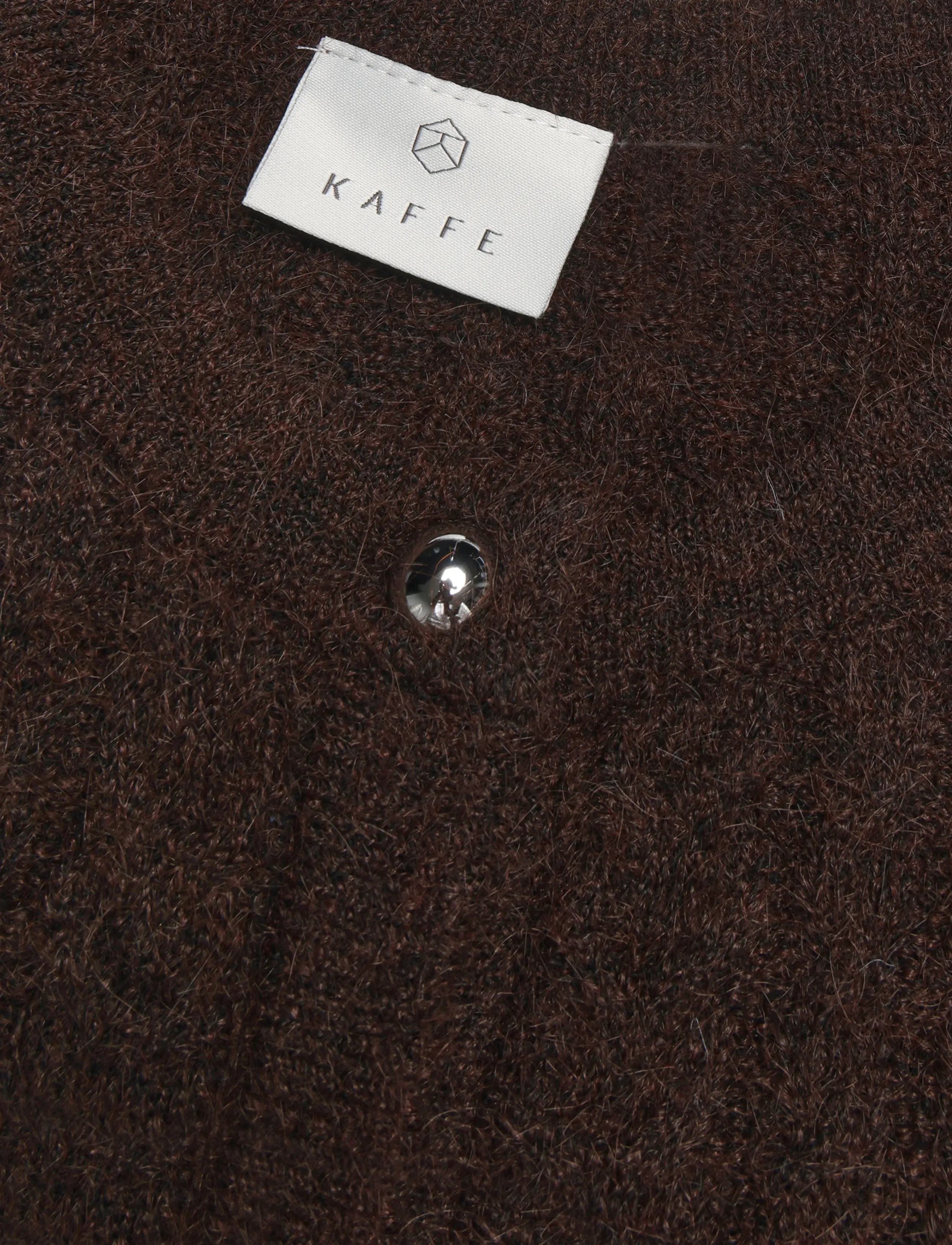 Kaffe - KAmelanie Cardigan - strickjacken - coffee bean melange - 2