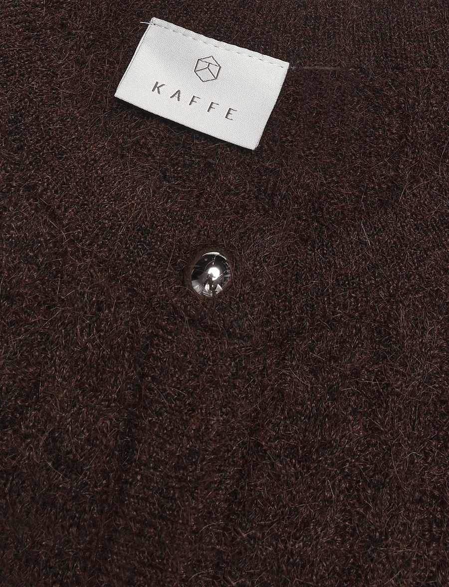 Kaffe - KAmelanie Cardigan - strickjacken - coffee bean melange - 2