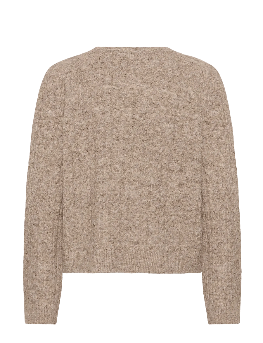 Kaffe - KAmelanie Pullover - pullover - beige melange - 1