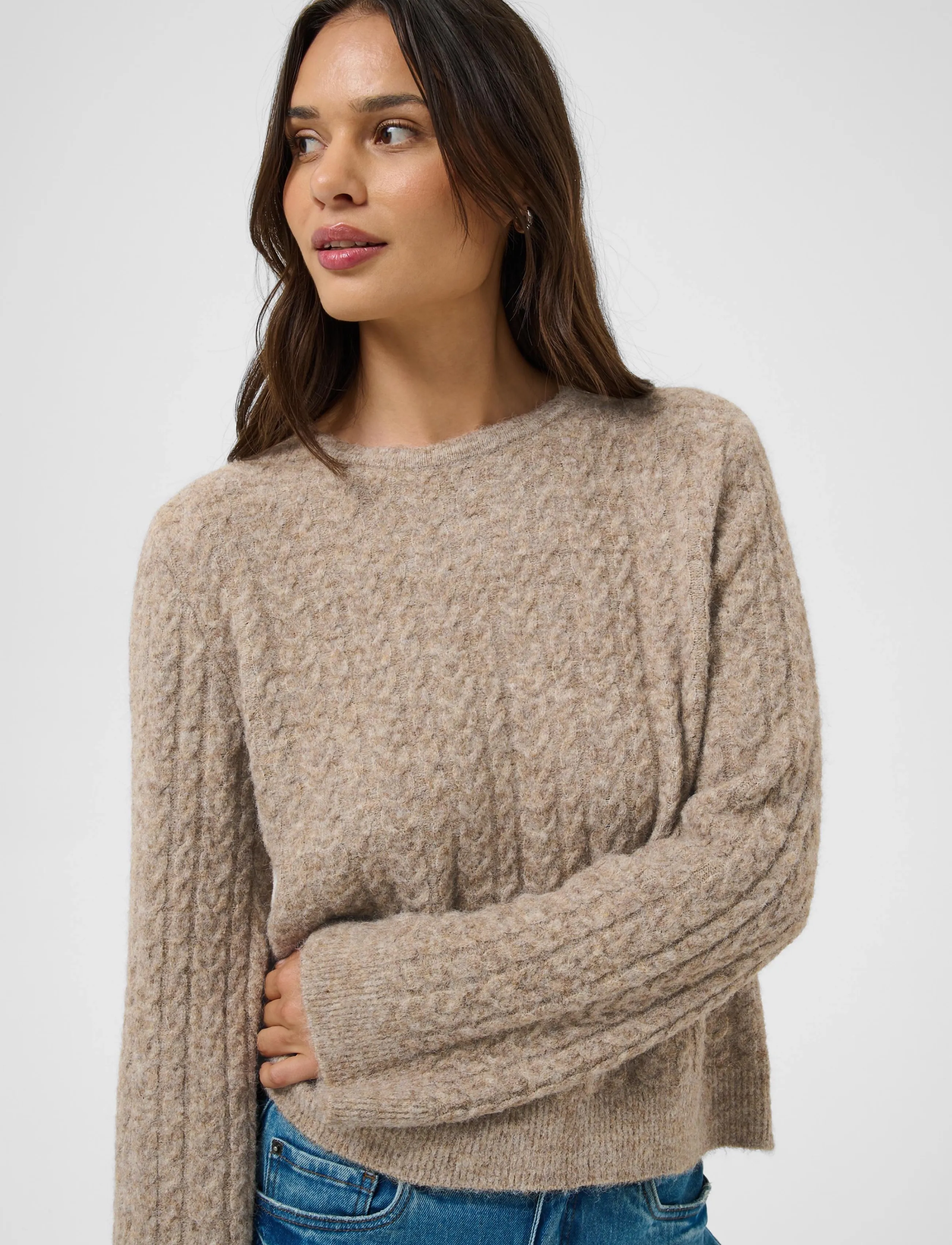 Kaffe - KAmelanie Pullover - beige melange - 5