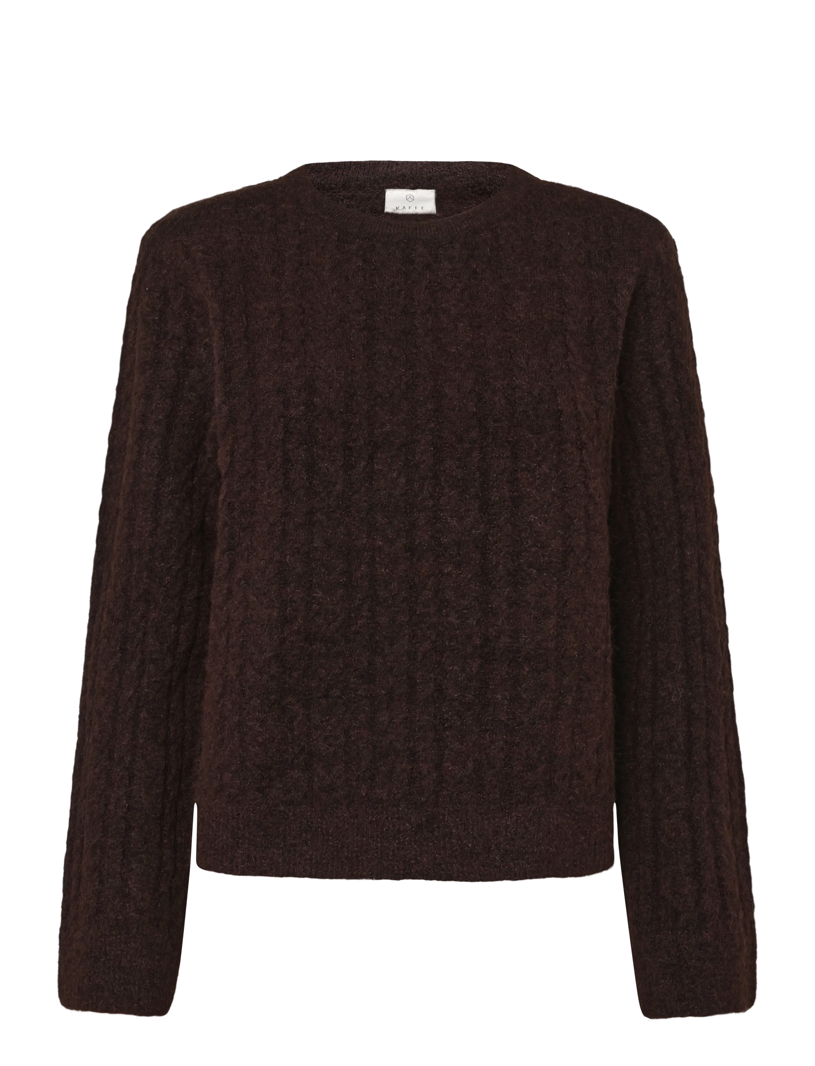 Kaffe KAmelanie Pullover - Kaffe - COFFEE BEAN MELANGE / brown