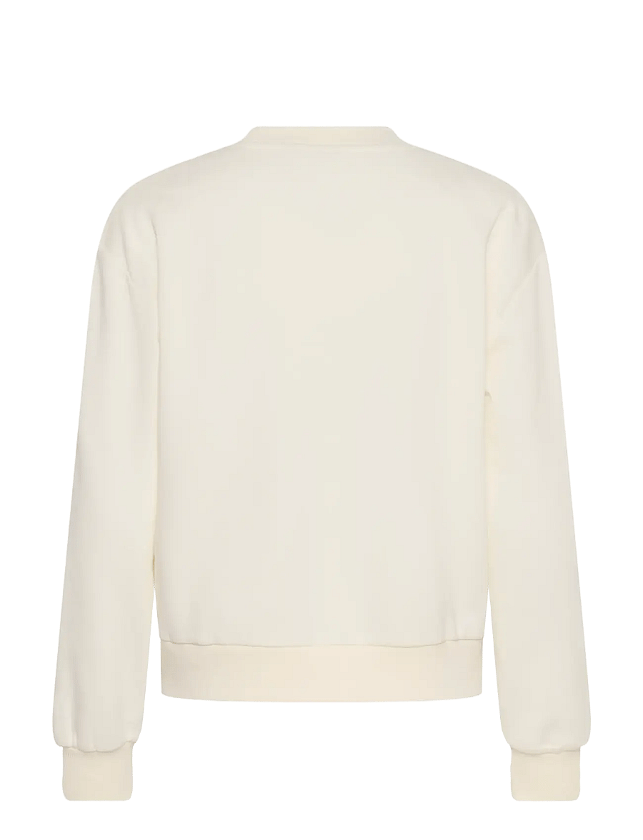 Kaffe - KAdeliva Sweatshirt - everyday style - whisper white - 1