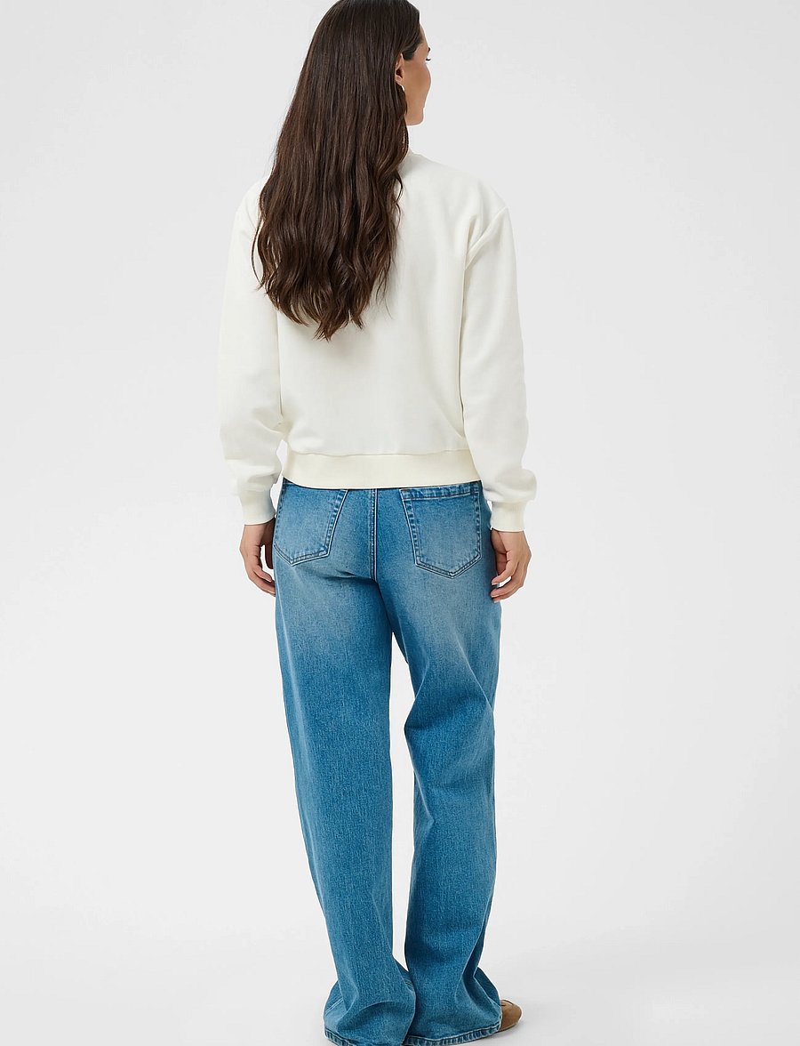 Kaffe - KAdeliva Sweatshirt - sweatshirts - whisper white - 4