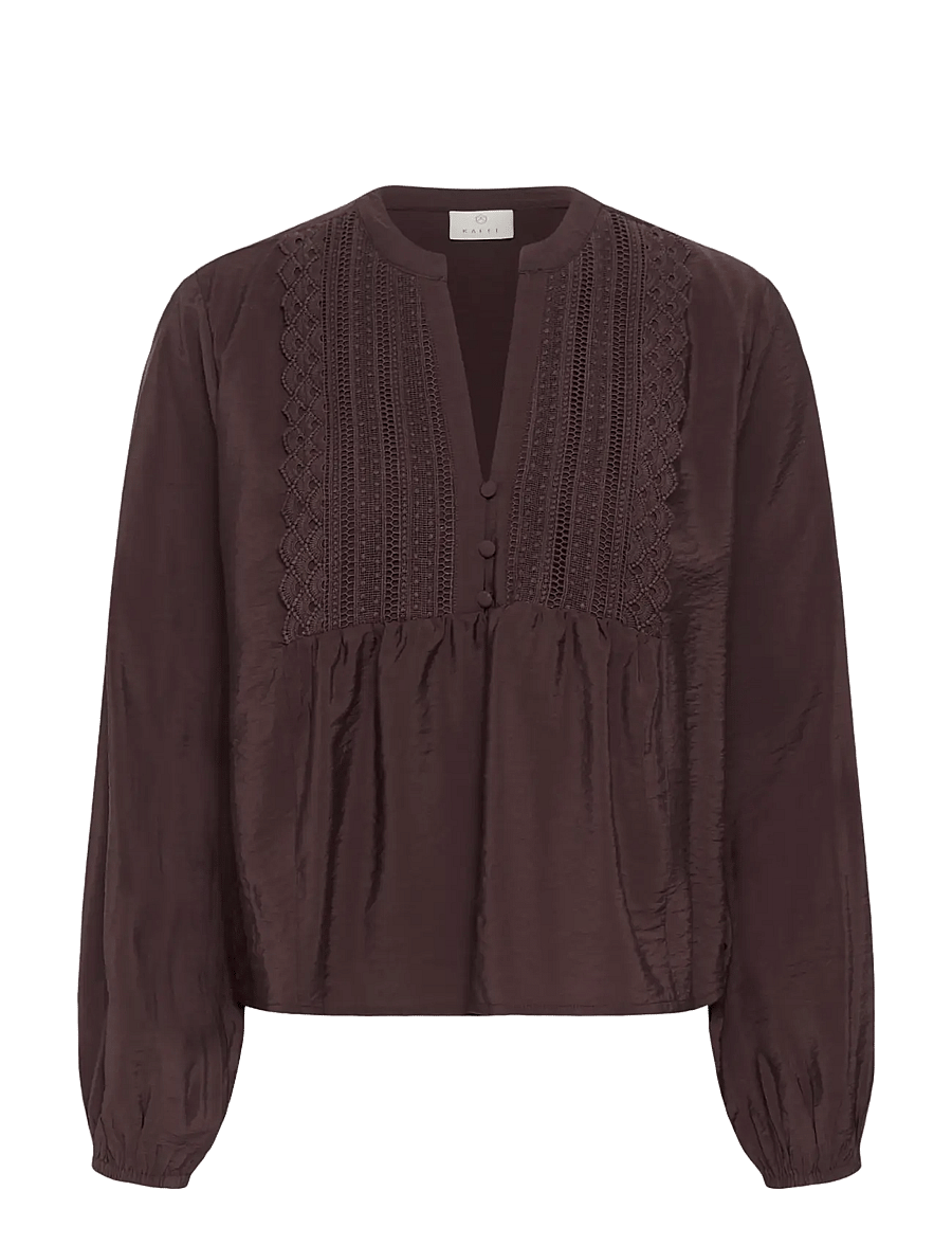 Kaffe - KAgalina Blouse - fudge - 0