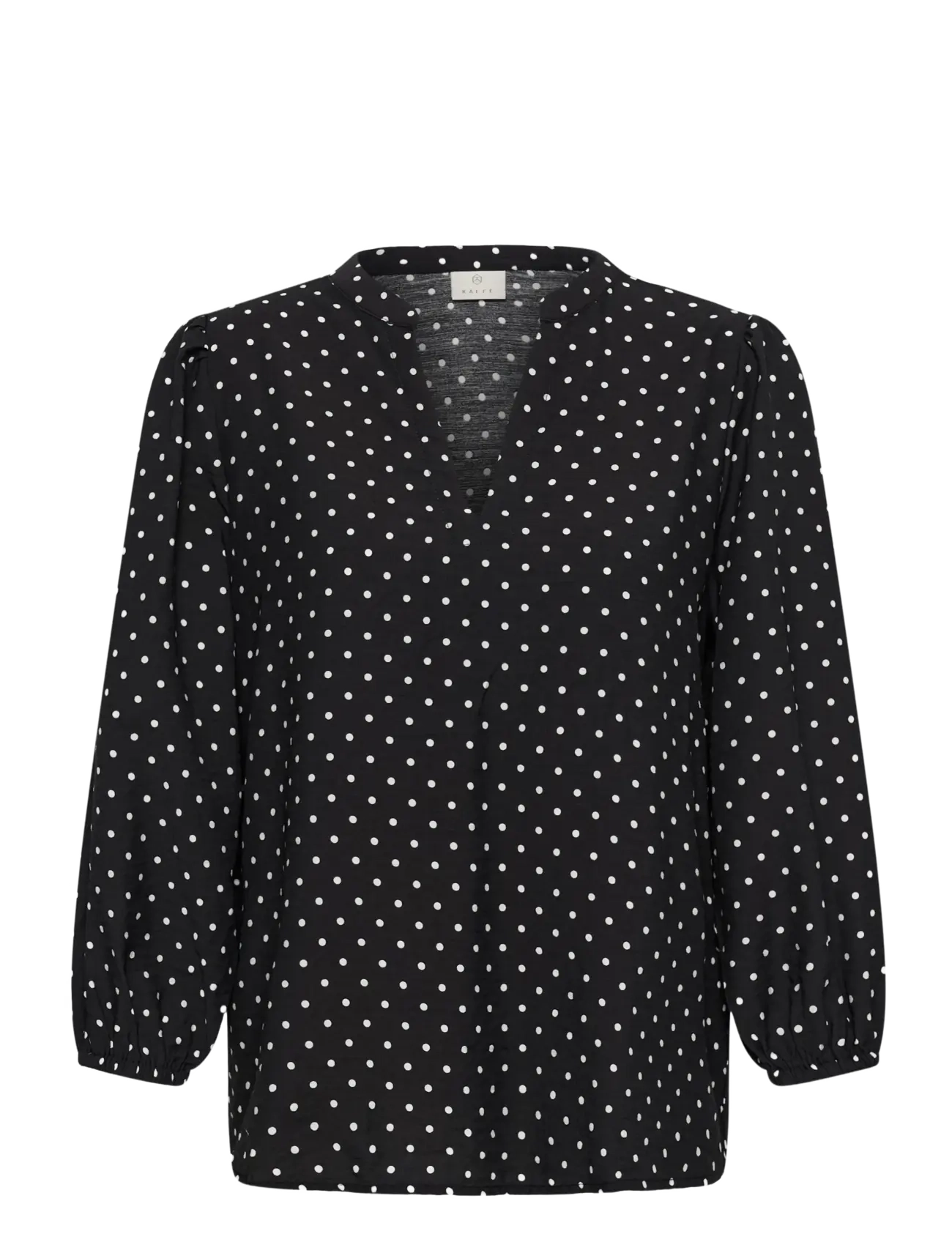 Kaffe KAsirena Blouse - Blusar - BLACK W. WHITE DOT / black