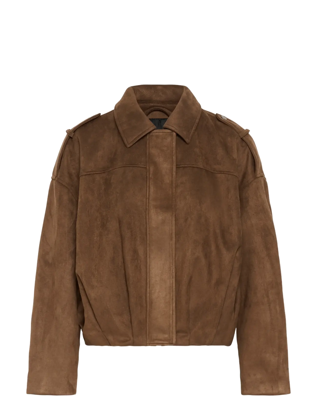 Kaffe KAgalilea suedette Jacket - Jacken - CARAFE / brown