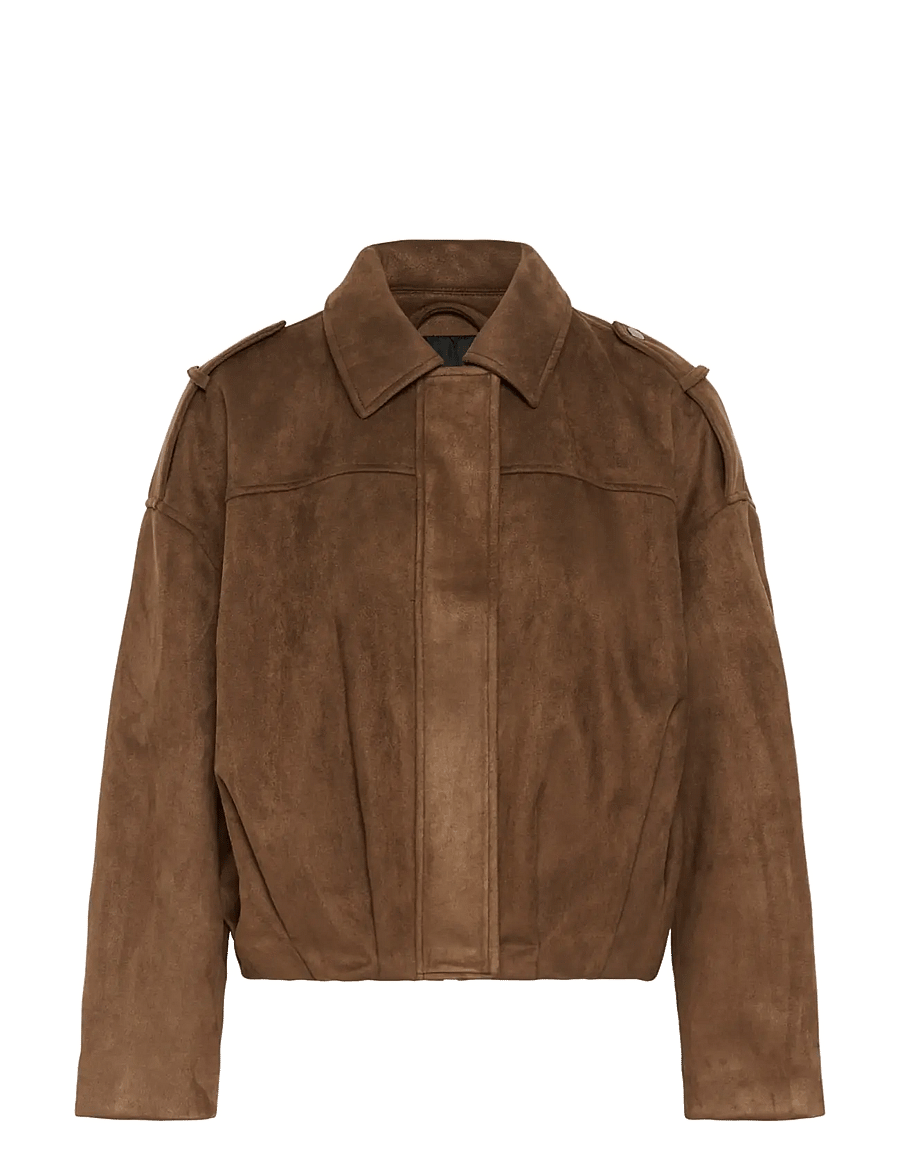 Kaffe - KAgalilea suedette Jacket - leichte jacken - carafe - 0