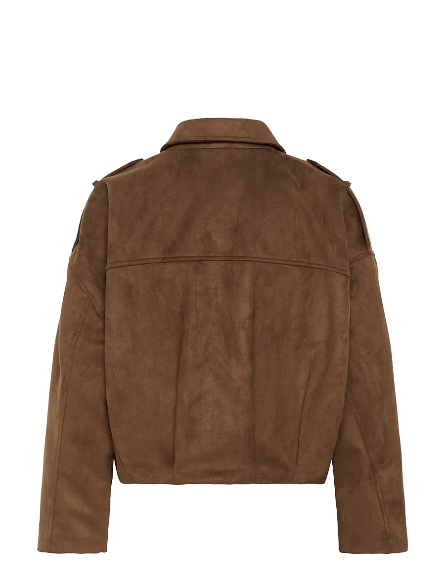 Kaffe - KAgalilea suedette Jacket - leichte jacken - carafe - 1