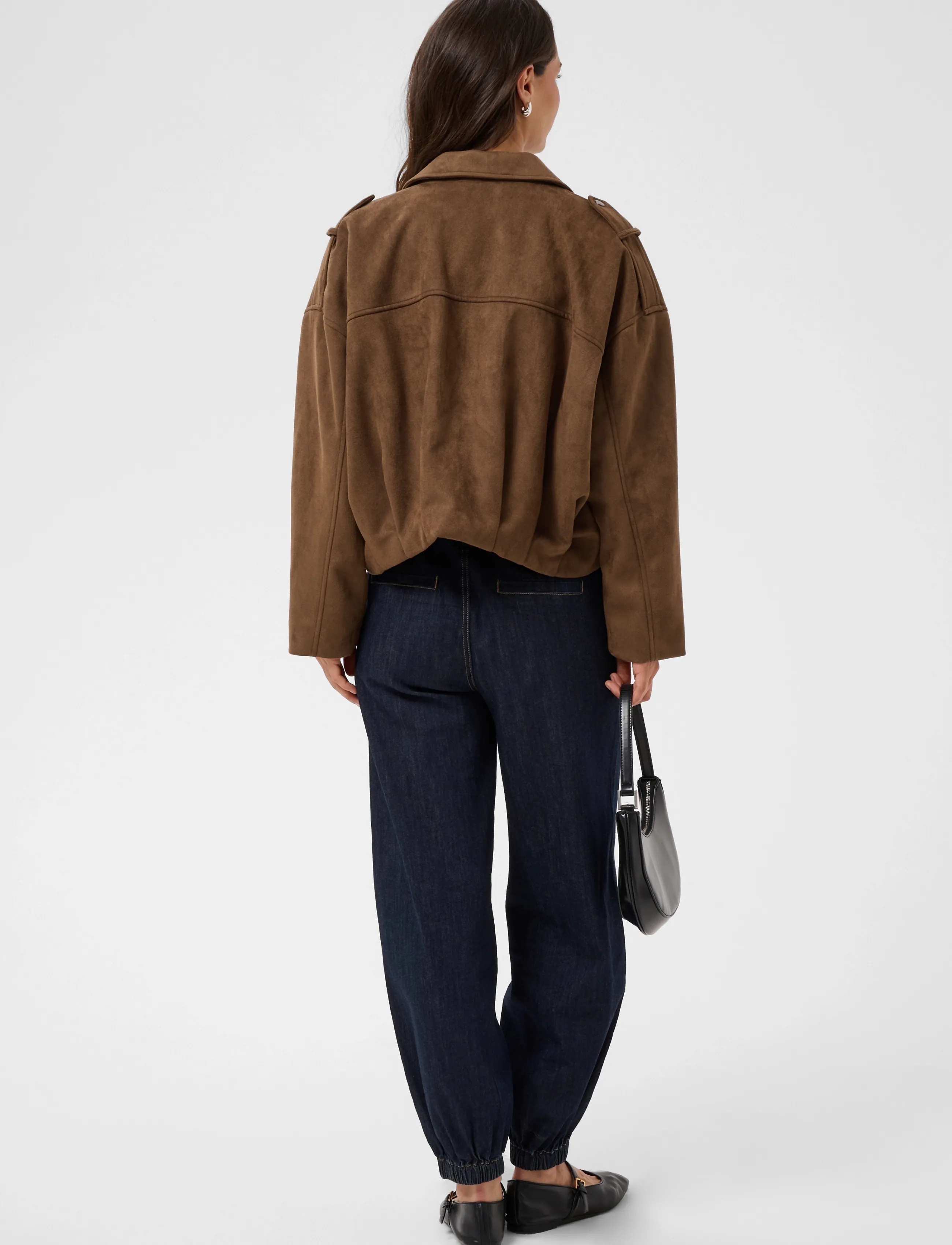 Kaffe - KAgalilea suedette Jacket - leichte jacken - carafe - 4