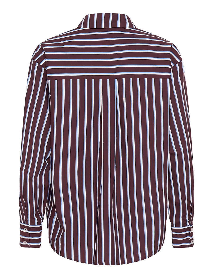 Kaffe - KAgavina Shirt - langärmlige hemden - fudge/chalk/provance - 1