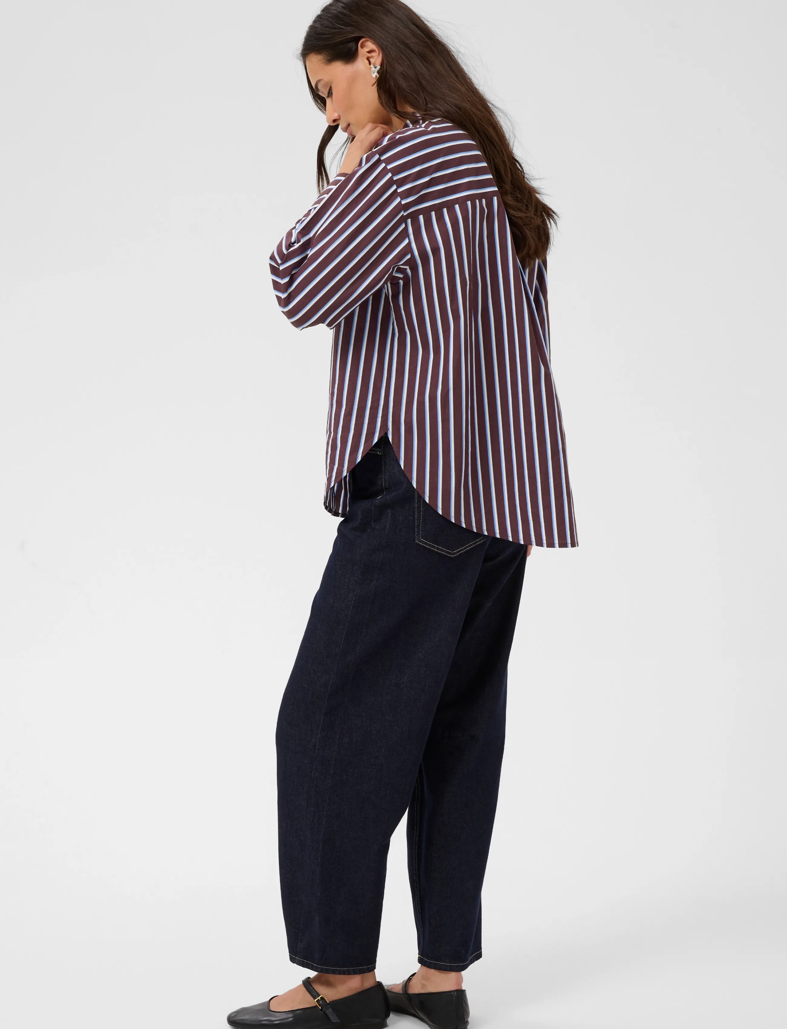 Kaffe - KAgavina Shirt - langärmlige hemden - fudge/chalk/provance - 4