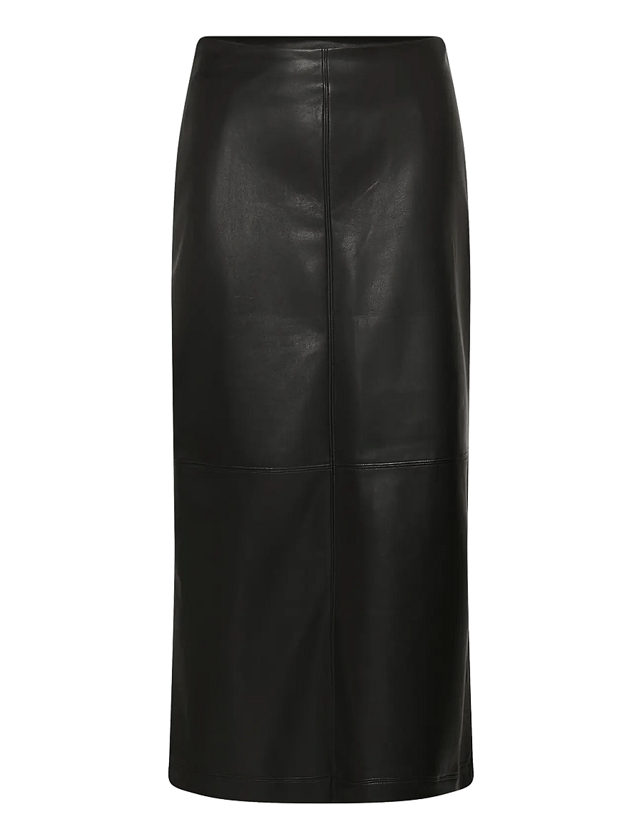 Kaffe - KAarense Long Skirt - maxi röcke - black deep - 0