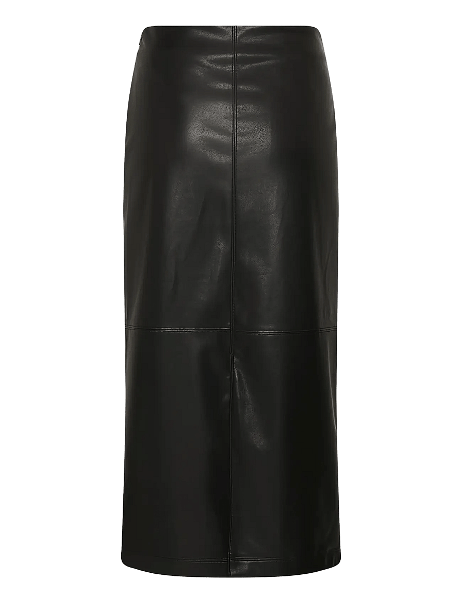 Kaffe - KAarense Long Skirt - maxi röcke - black deep - 1
