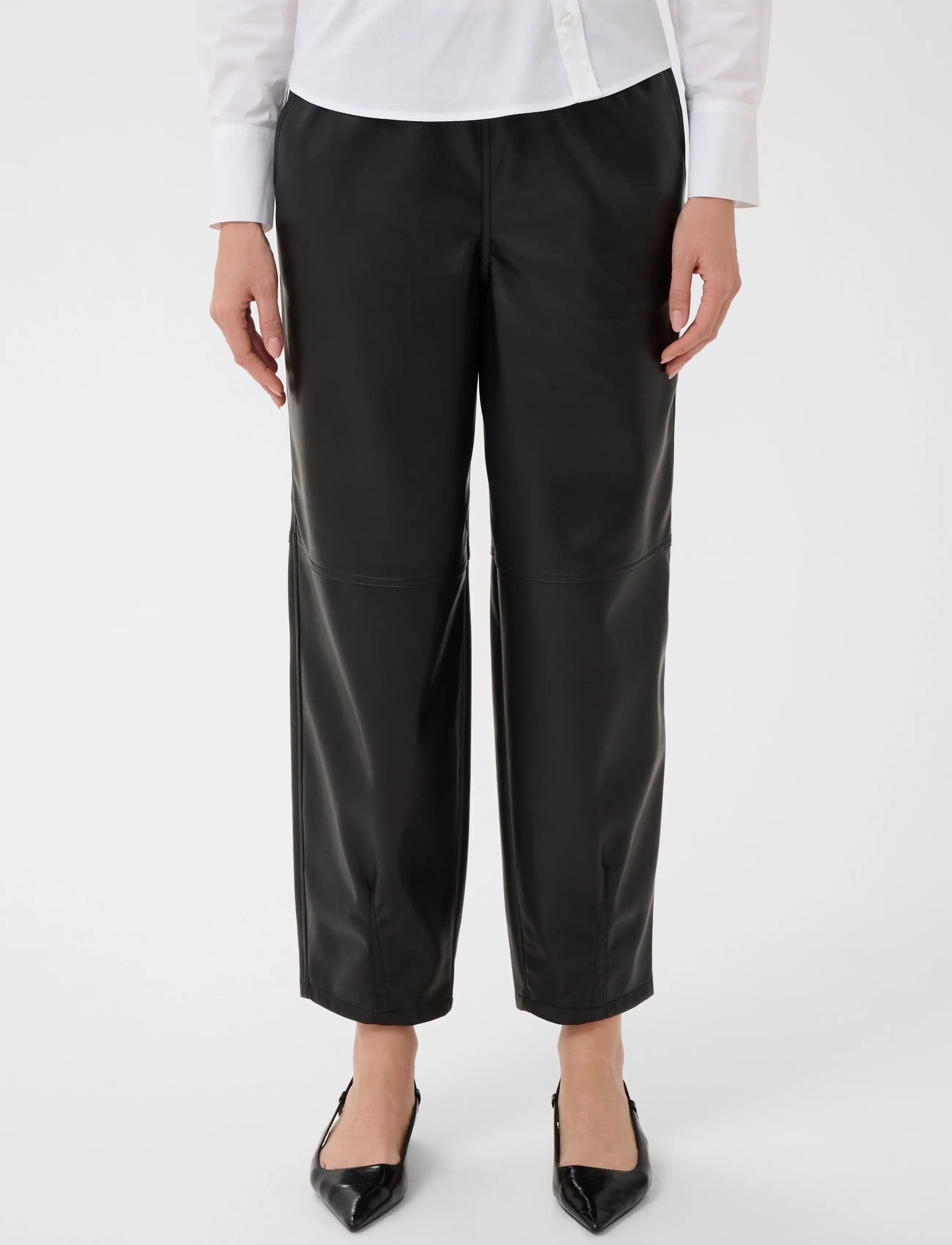 Kaffe - KAarense Barrel Pants - hosen mit geradem bein - black deep - 2