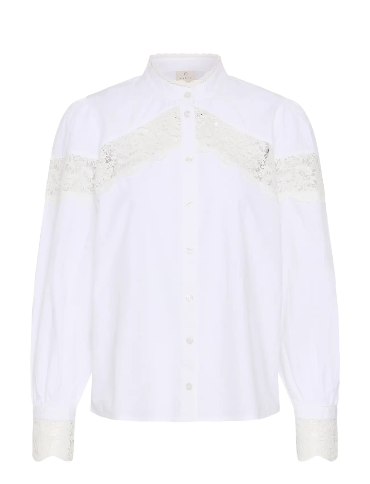 Kaffe KAglarissa Shirt - Kaffe - CHALK / white