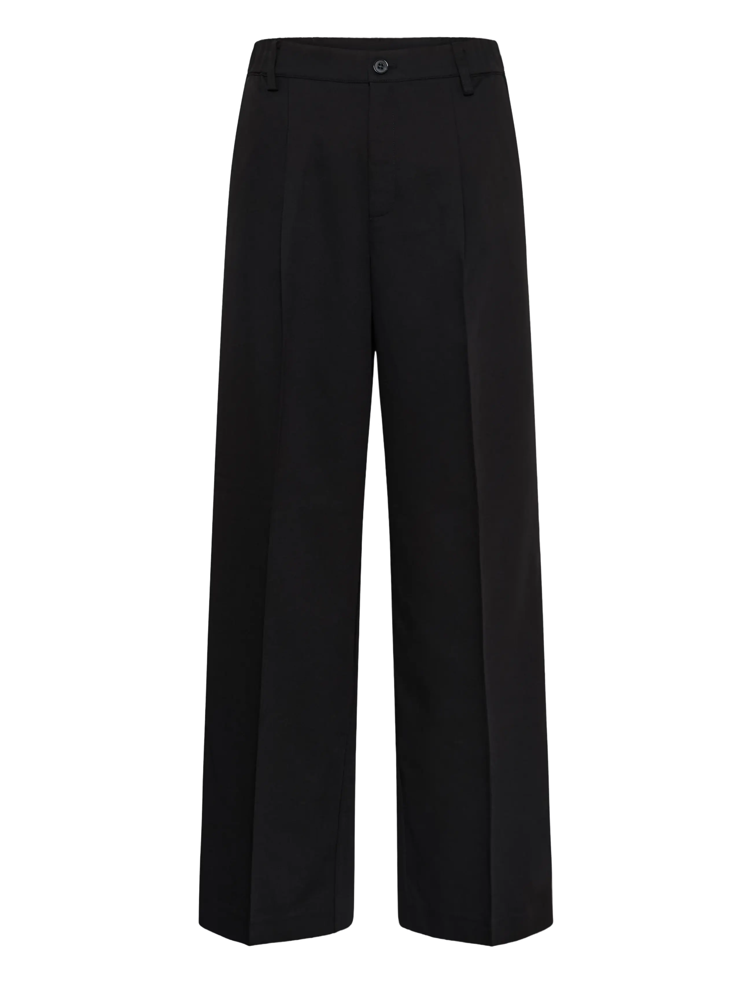 Kaffe KASAKURA WIDE PANT - Kläder - BLACK DEEP / black